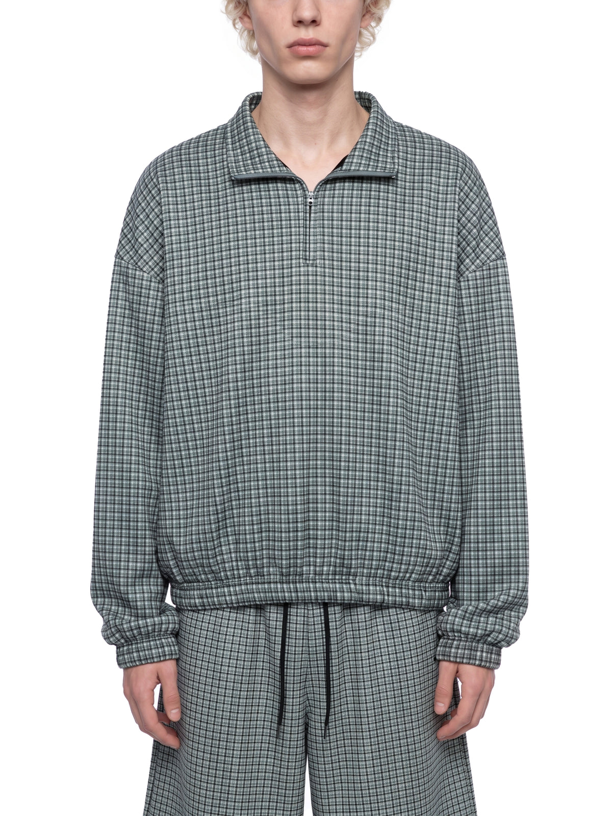 Bluza Plaid Quarter-Zip – Nowrocky (streetwear)