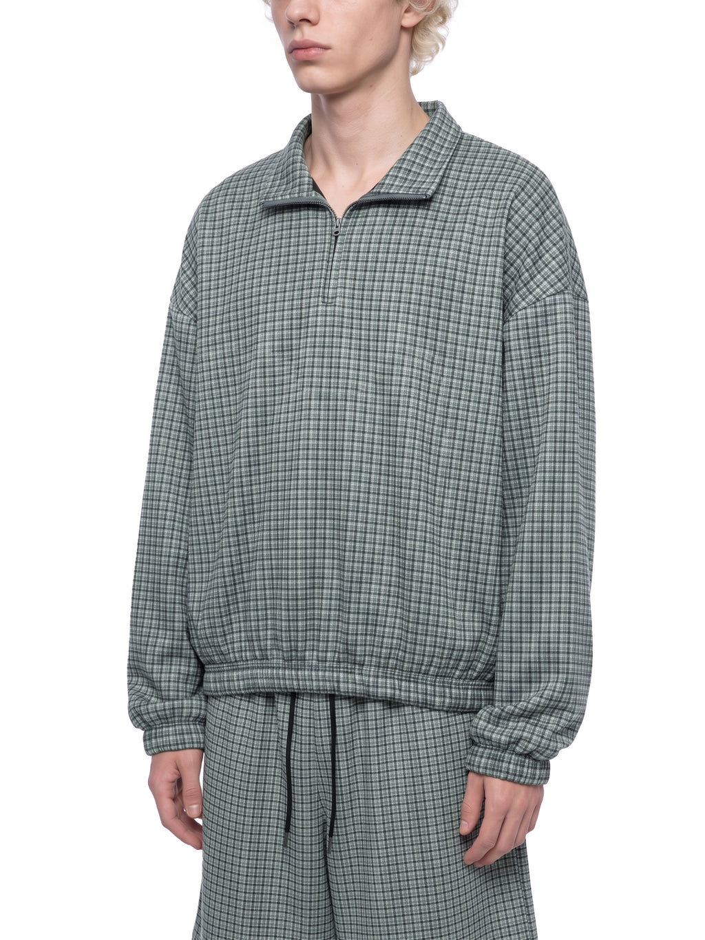 Bluza Plaid Quarter-Zip – Nowrocky (streetwear)