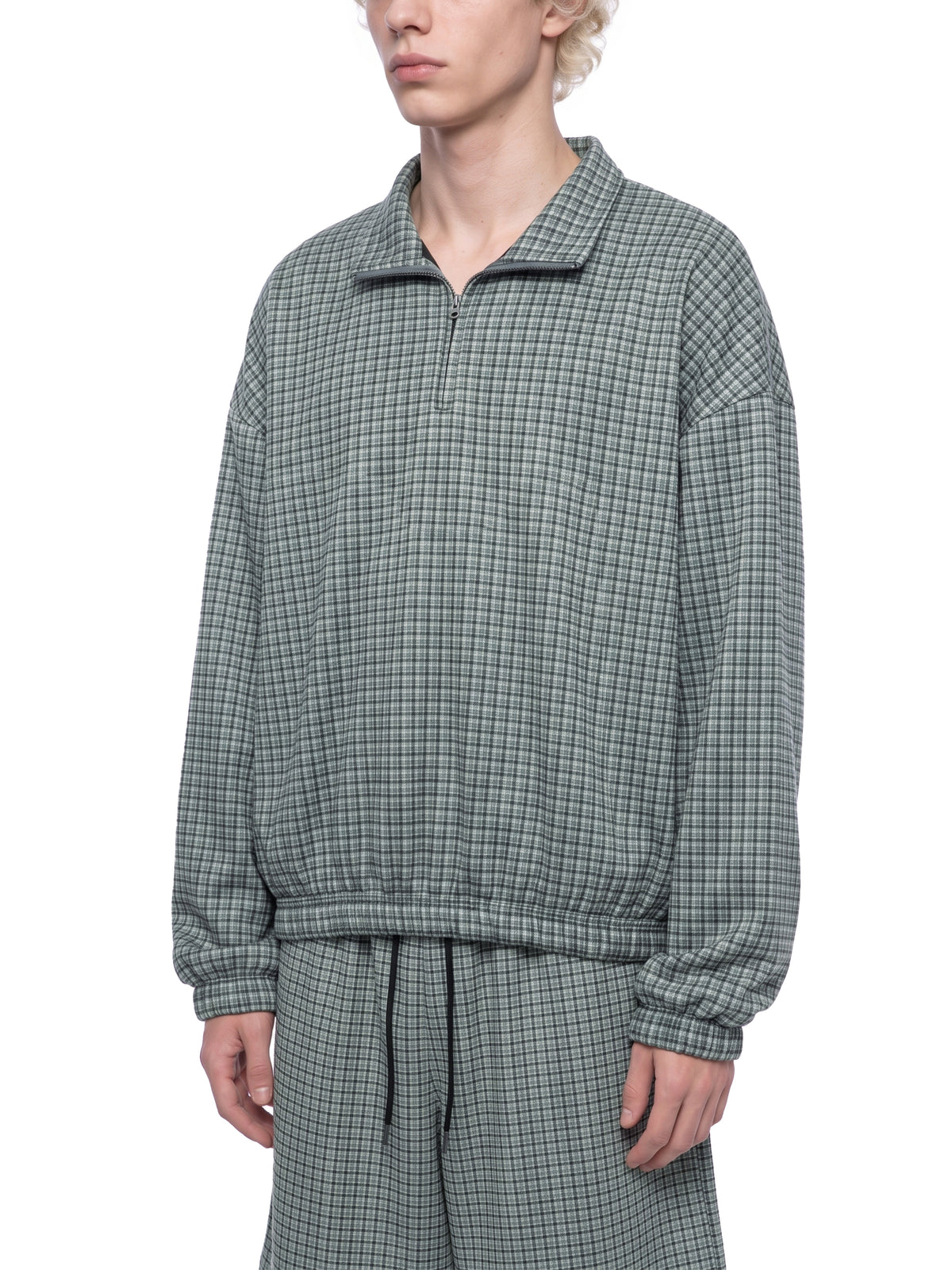 Bluza Plaid Quarter-Zip – Nowrocky (streetwear)