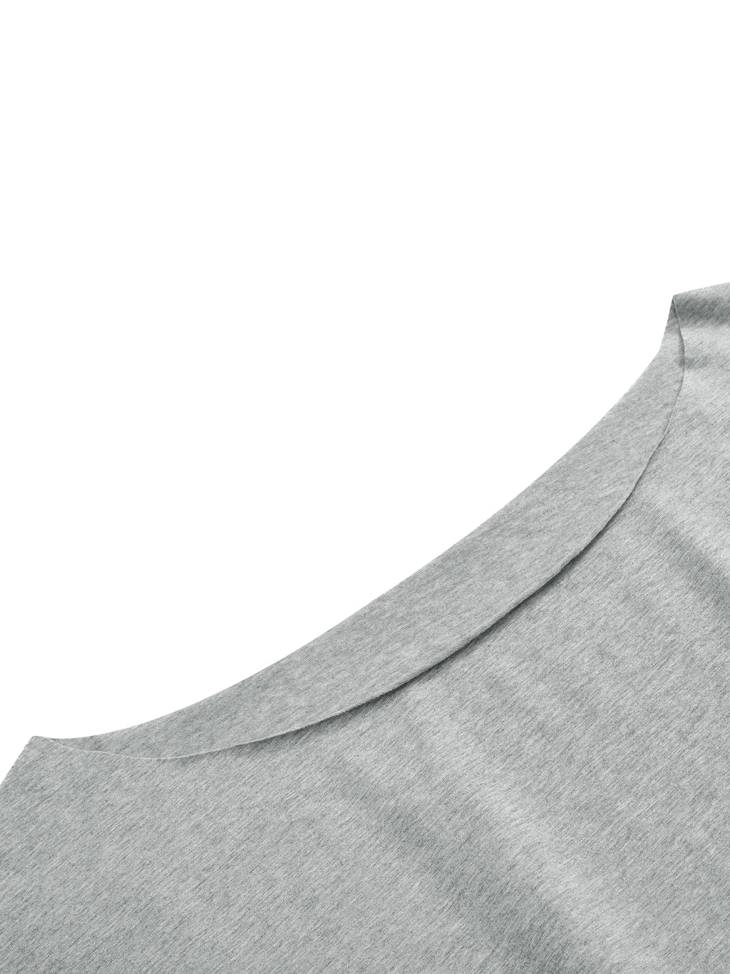 T-shirt Boatneck Raw Edge Crop – Nowrocky™ — odcień materiału w zbliżeniu