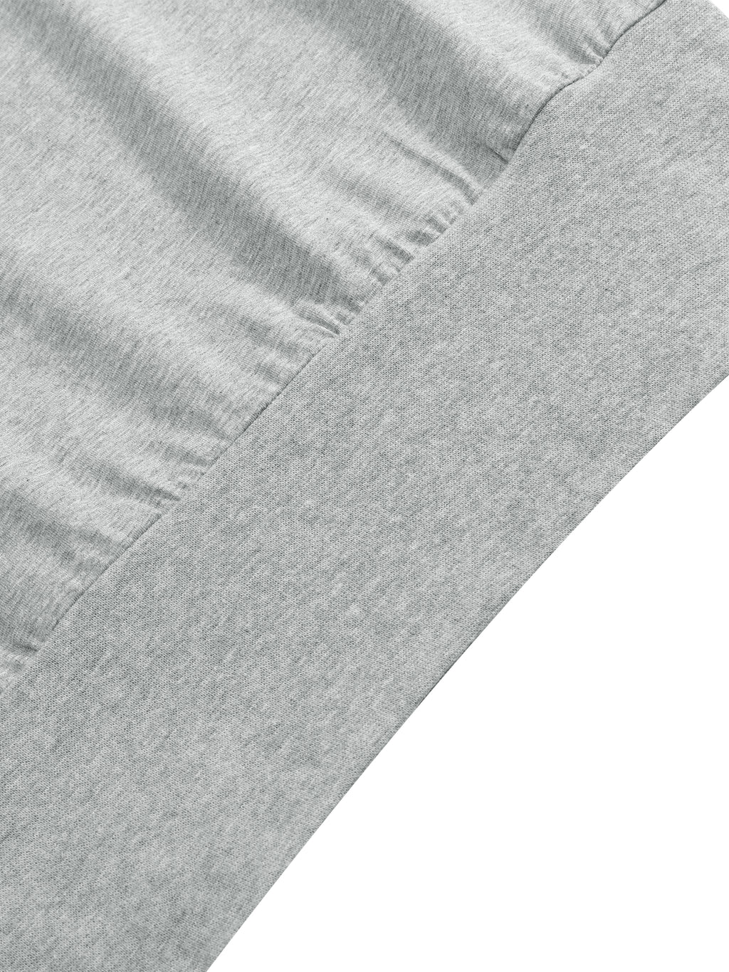 T-shirt Boatneck Raw Edge Crop – Nowrocky™ — kadr do pasa od przodu