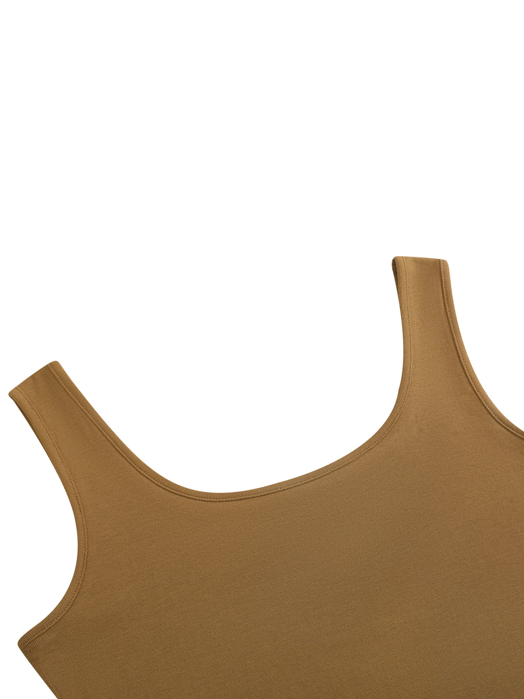 Tank Top Crop Bodycon – Nowrocky™ — obszycie dolnej krawędzi