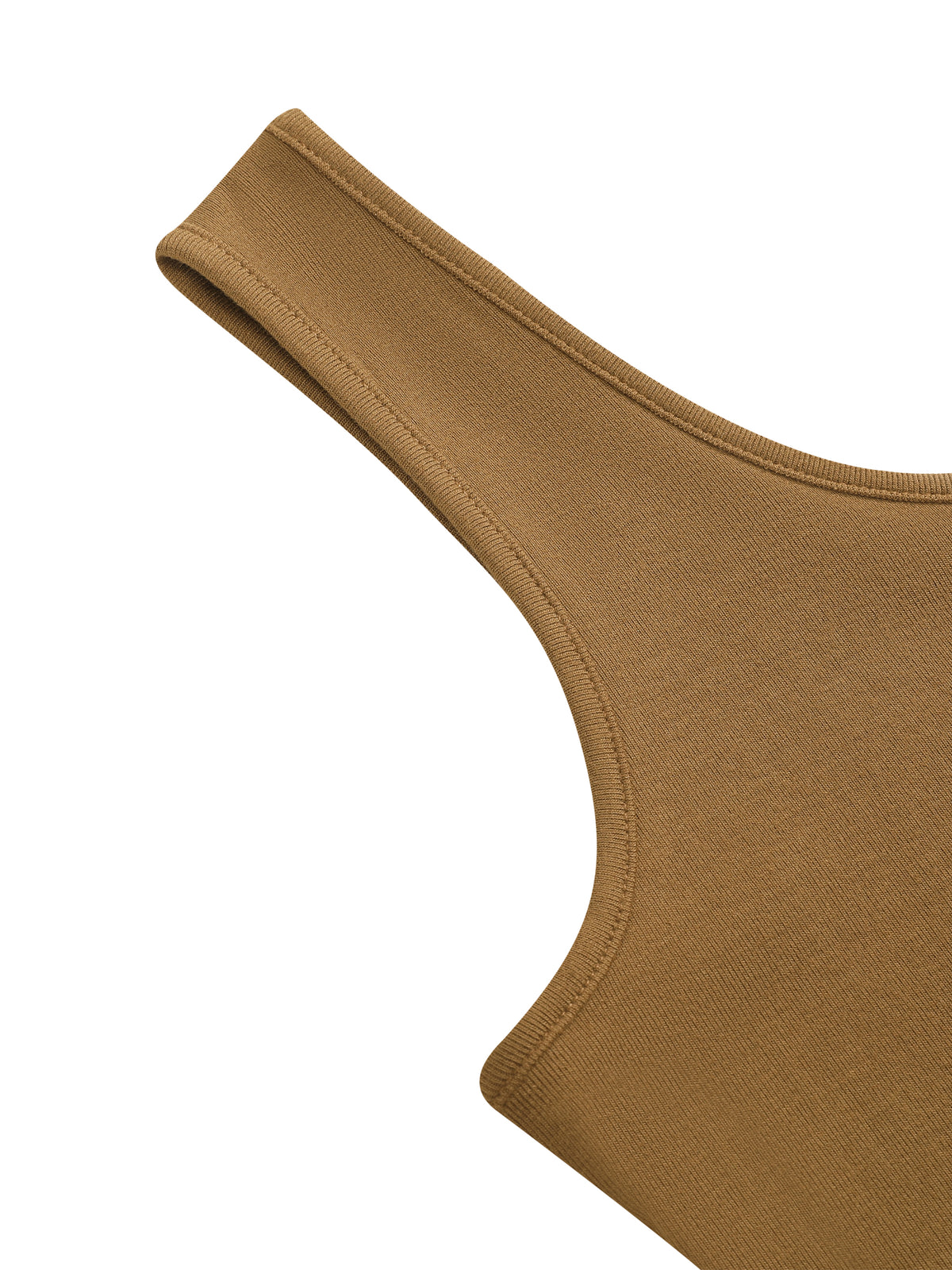 Tank Top Crop Bodycon – Nowrocky™ — faktura prążkowanego splotu