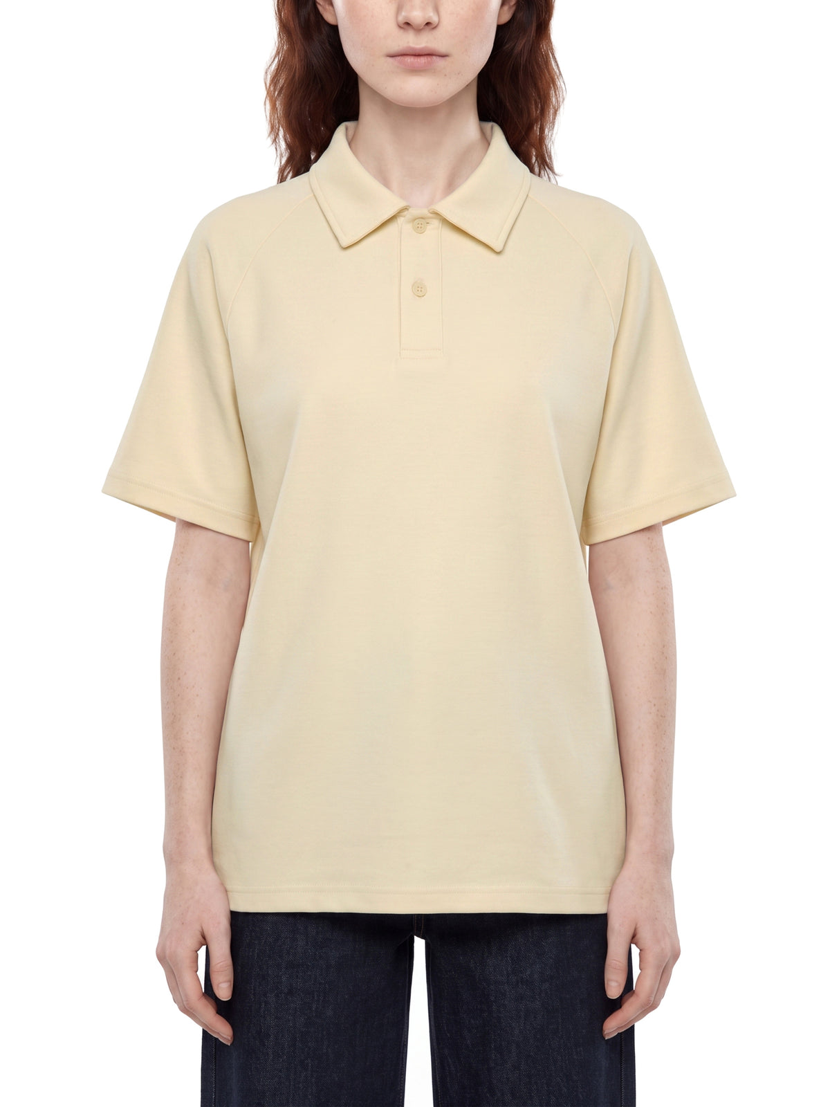 Polo Regular Fit Raglan – Nowrocky™ — metka wewnętrzna ze składem materiału