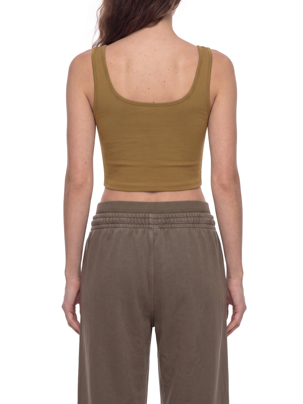 Tank Top Crop Bodycon – Nowrocky™ — zbliżenie na nadruk
