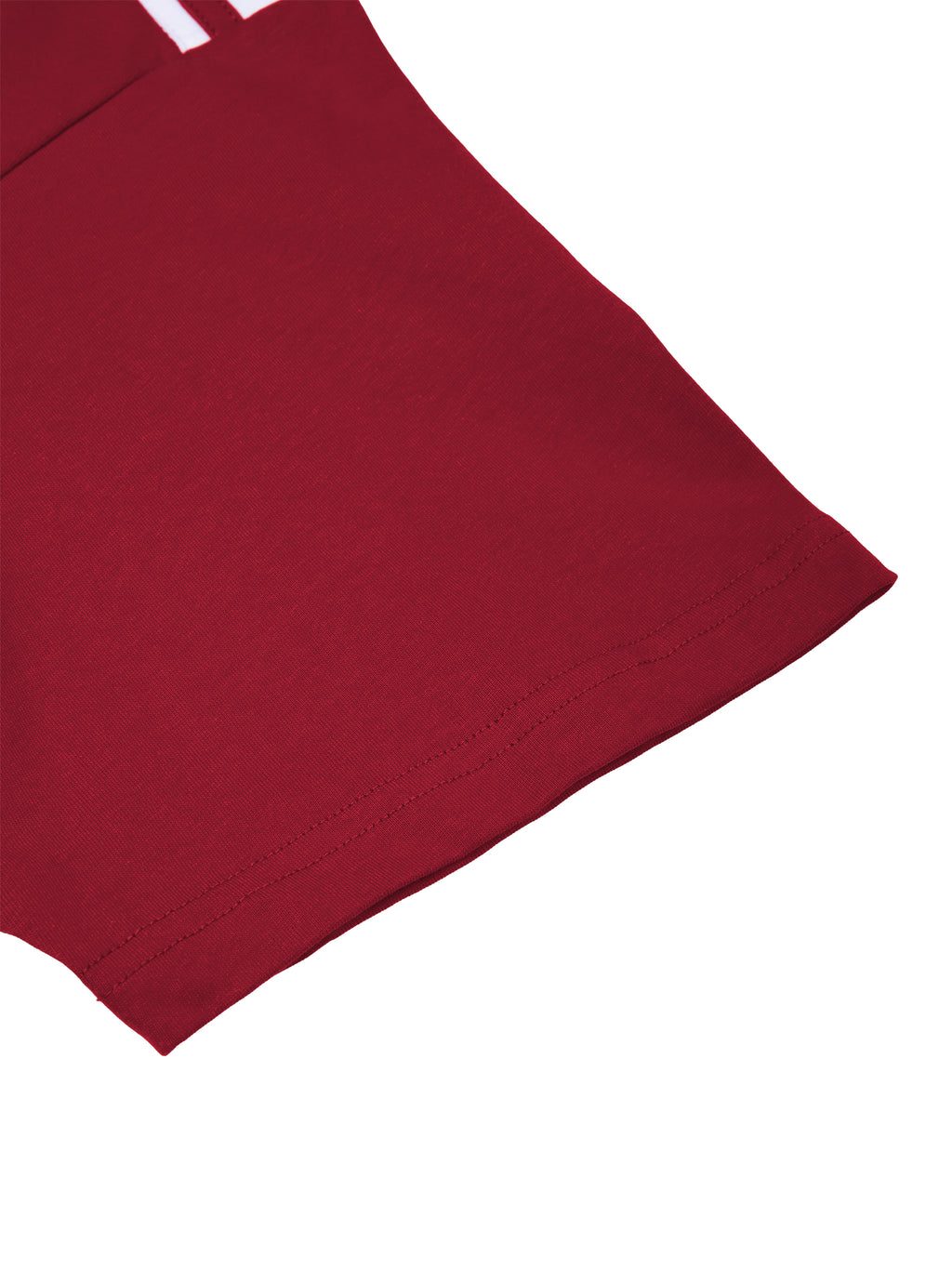T-shirt Color Block Drop Shoulder – Nowrocky™ — na wieszaku, pełna długość