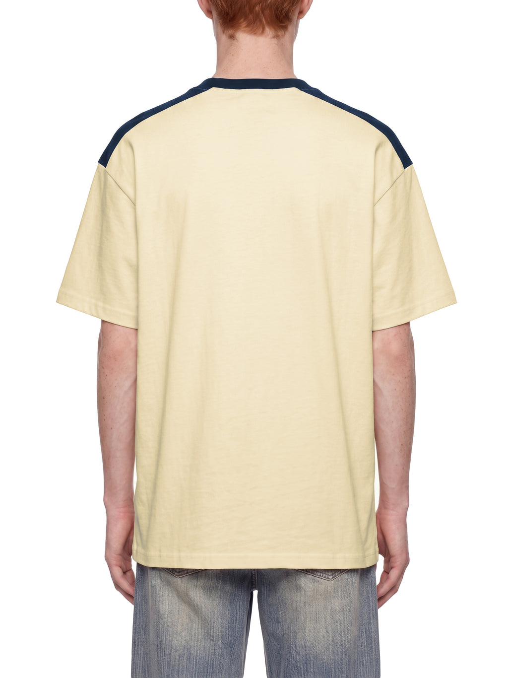 T-shirt Color Block Drop Shoulder – Nowrocky™ — stylizacja uliczna ze spodniami