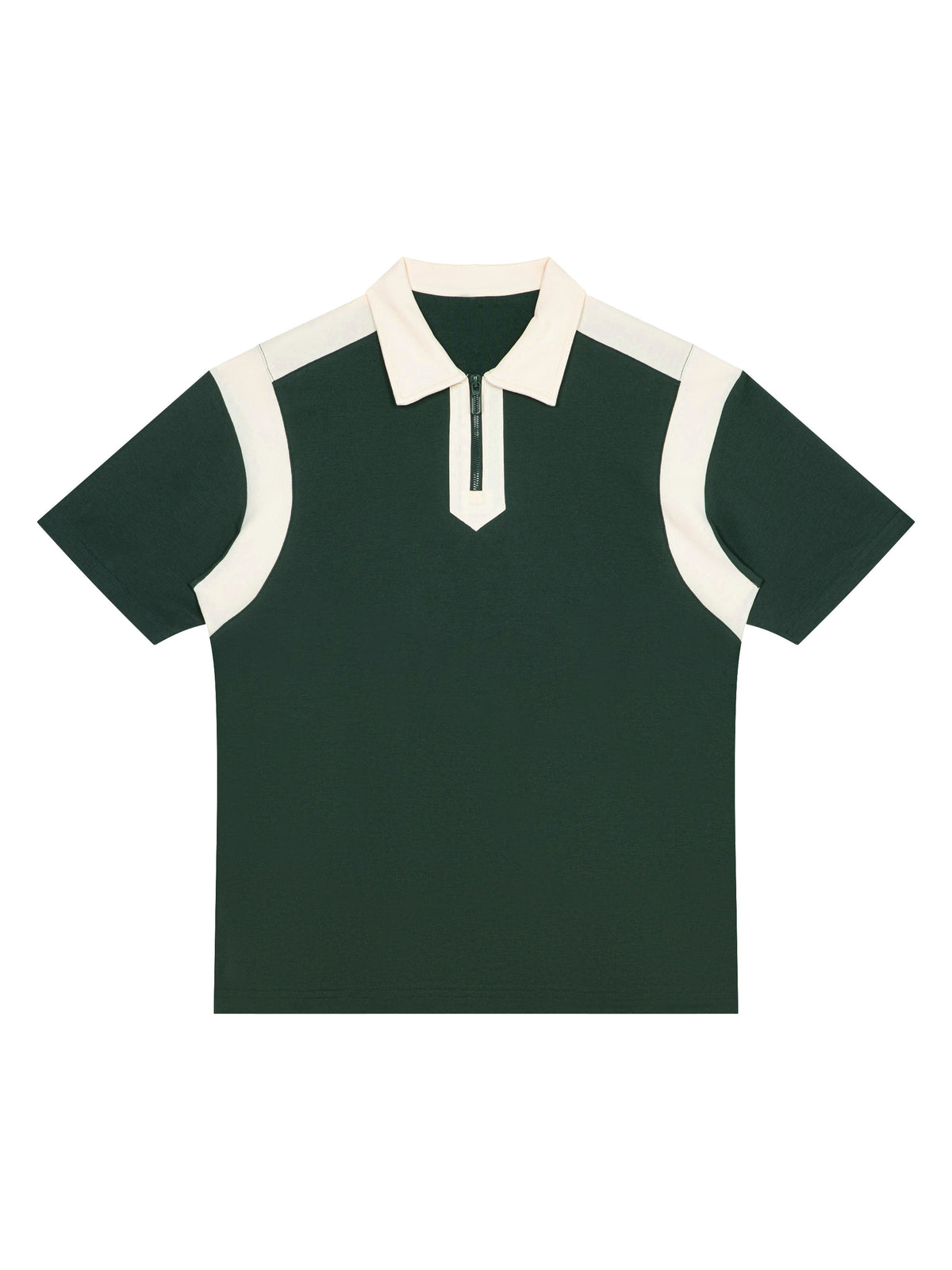 Polo Color Block Quarter Zip – Nowrocky™ — rękaw i szew barkowy