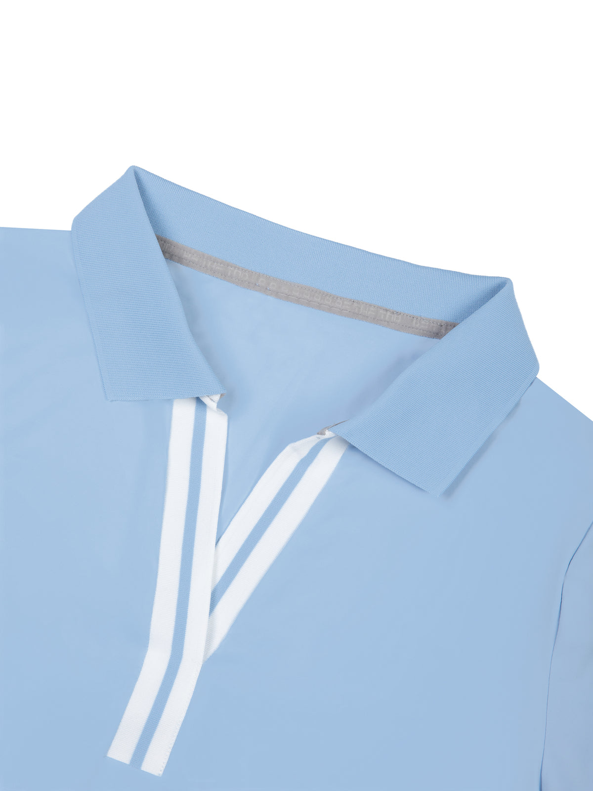 Polo Damskie Color Block Contrast Placket – Nowrocky™ — detal szwu bocznego