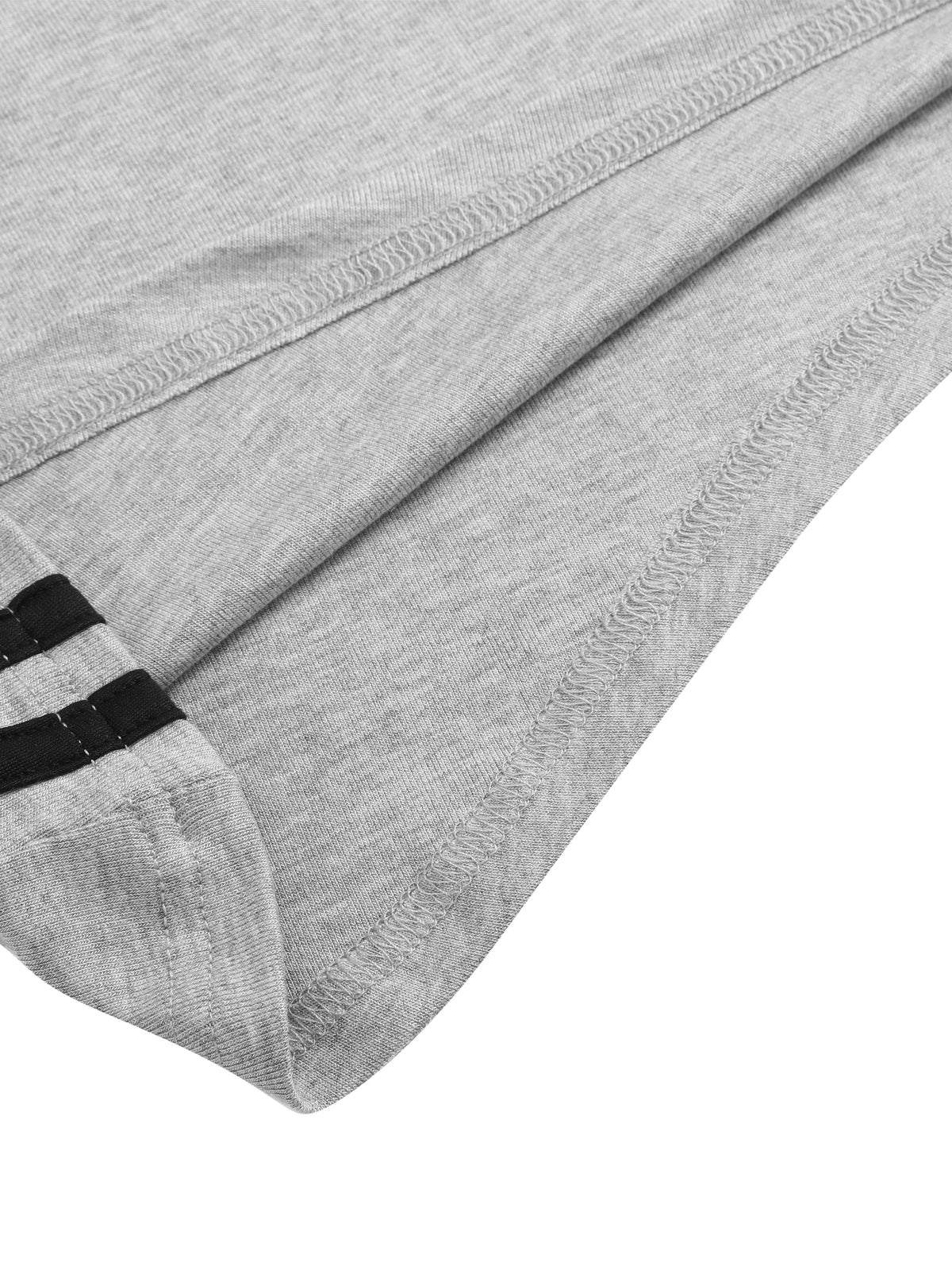 T-shirt Crop Off-Shoulder Contrast Stripe – Nowrocky™ — logo marki, zbliżenie