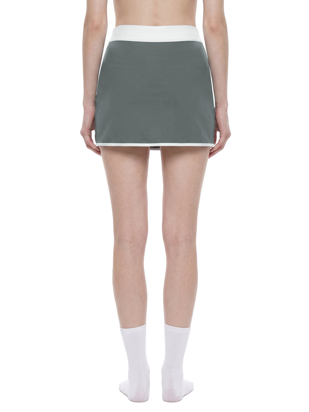 Spódnica Skort Color Block A-Line – Nowrocky™ — zestawienie kolorów górnego i dolnego panelu