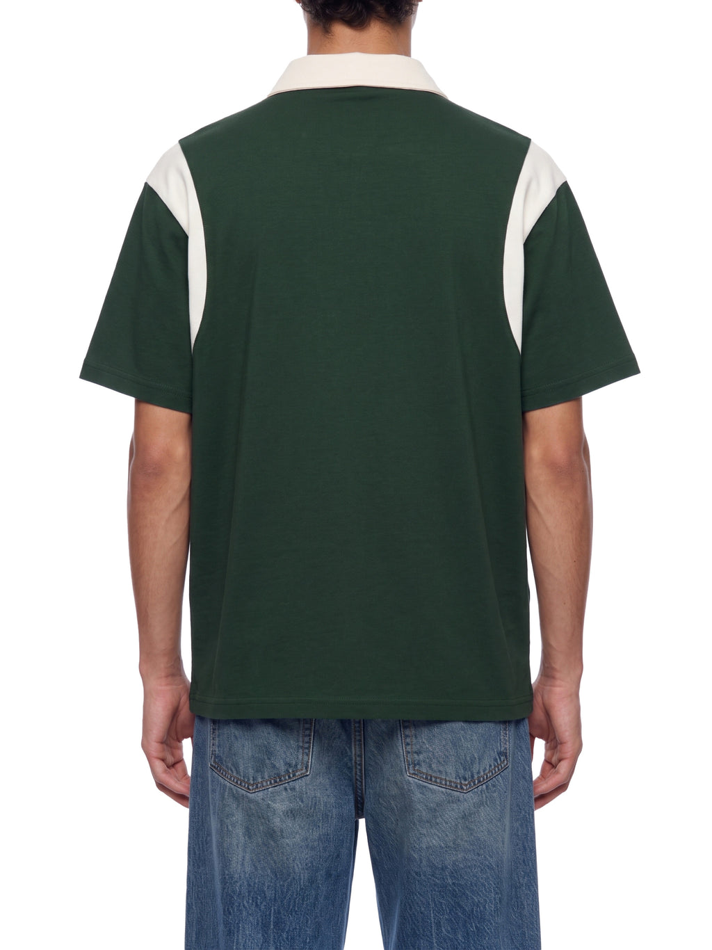 Polo Color Block Quarter Zip – Nowrocky™ — stylizacja uliczna ze spodniami