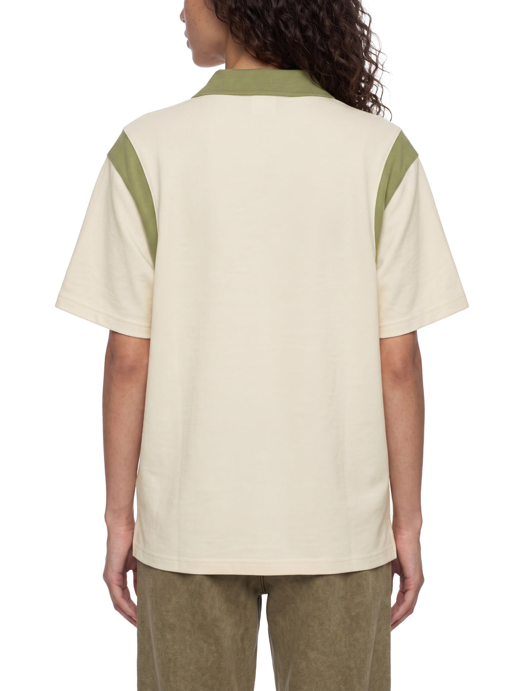 Polo Color Block Quarter Zip – Nowrocky™ — mankiet rękawa z bliska
