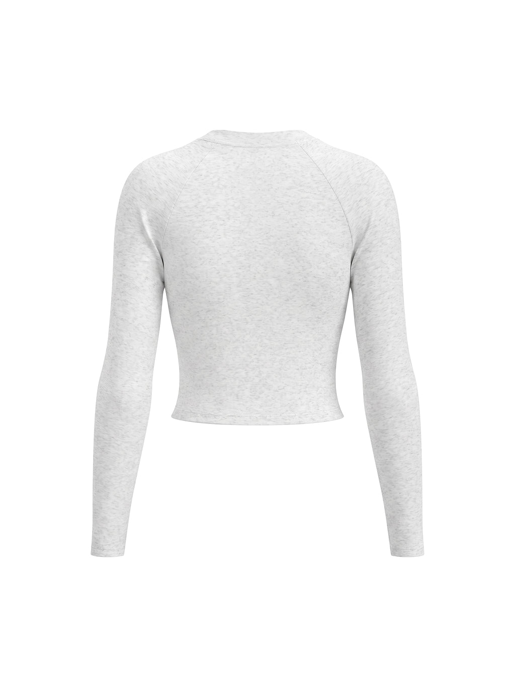 Longsleeve Slim Raglan Crop – Nowrocky™ — kadr studyjny na jednolitym tle