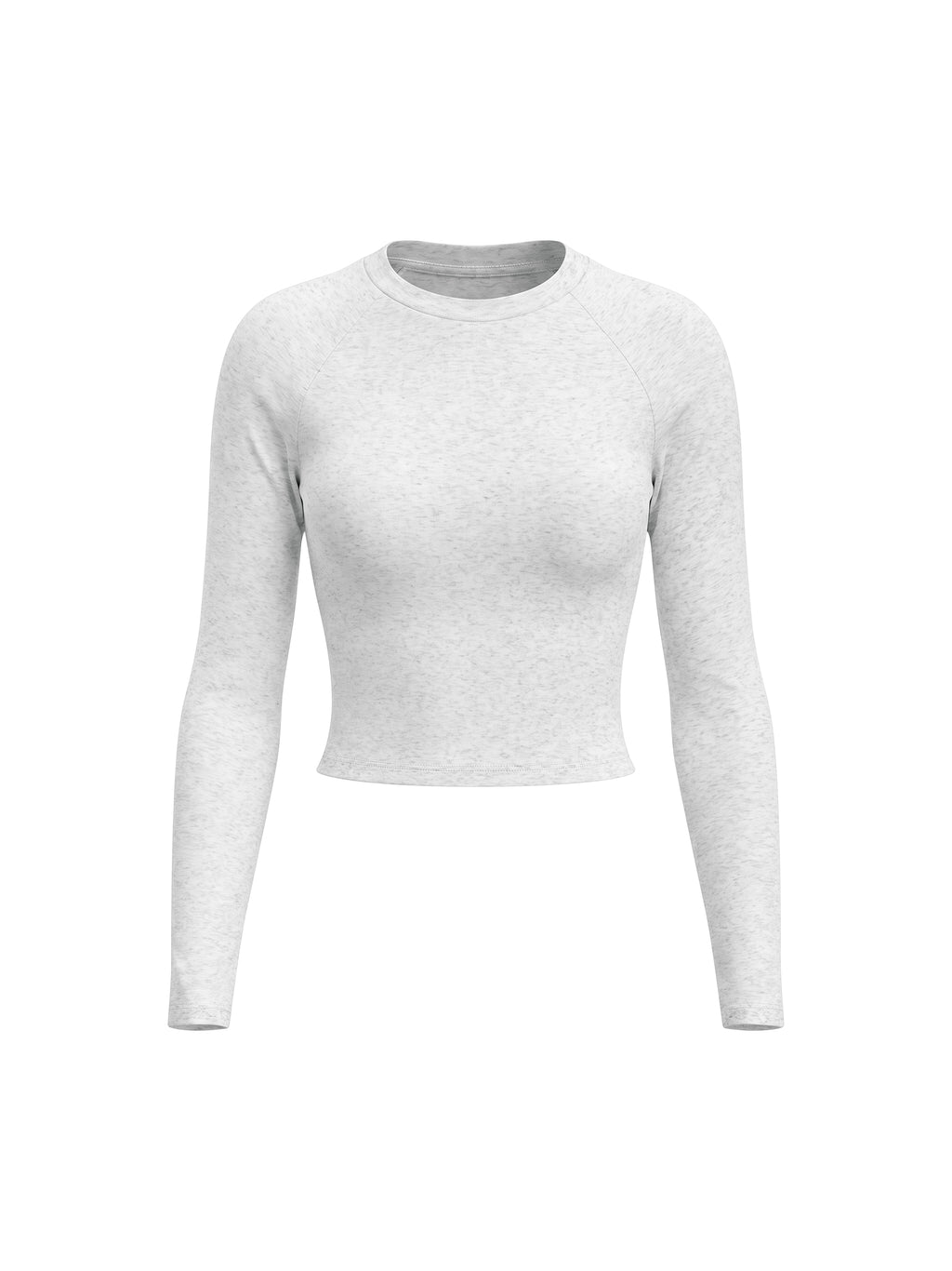 Longsleeve Slim Raglan Crop – Nowrocky™ — stylizacja uliczna w pełnym kadrze