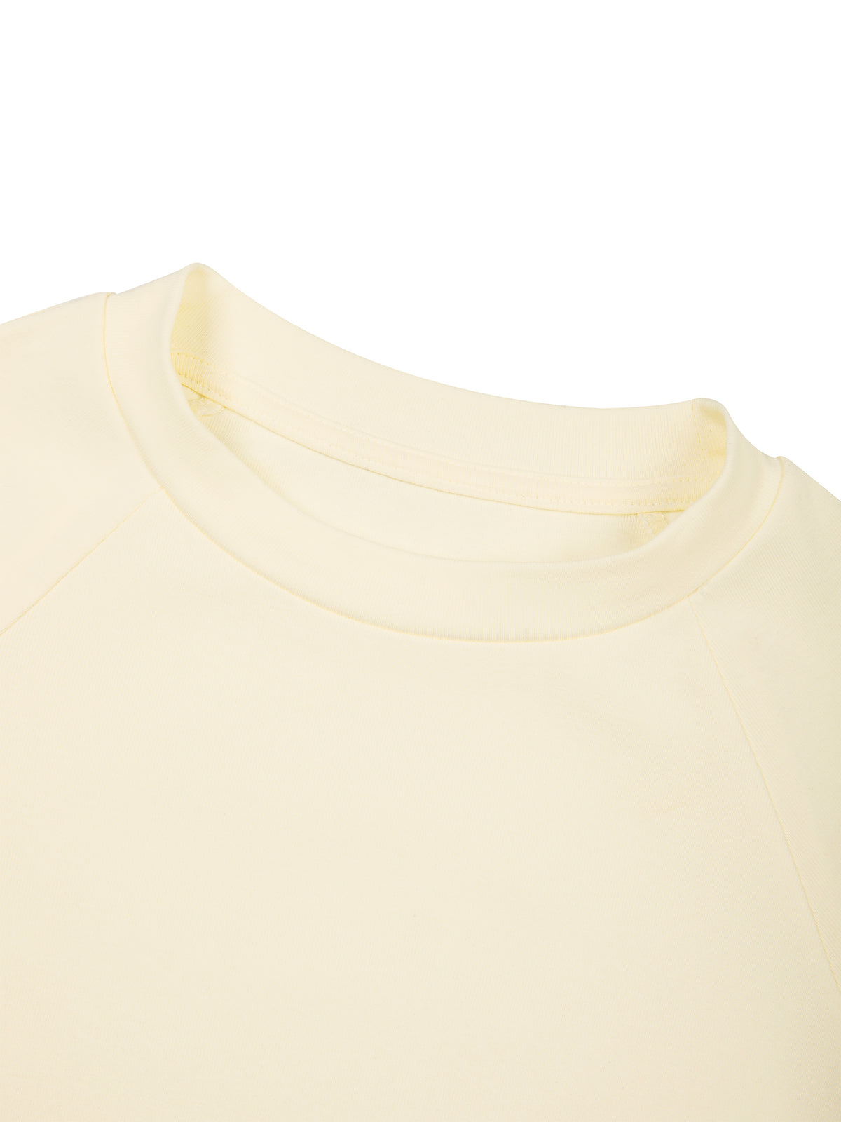 Longsleeve Slim Raglan Crop – Nowrocky™ — kadr do pasa od przodu