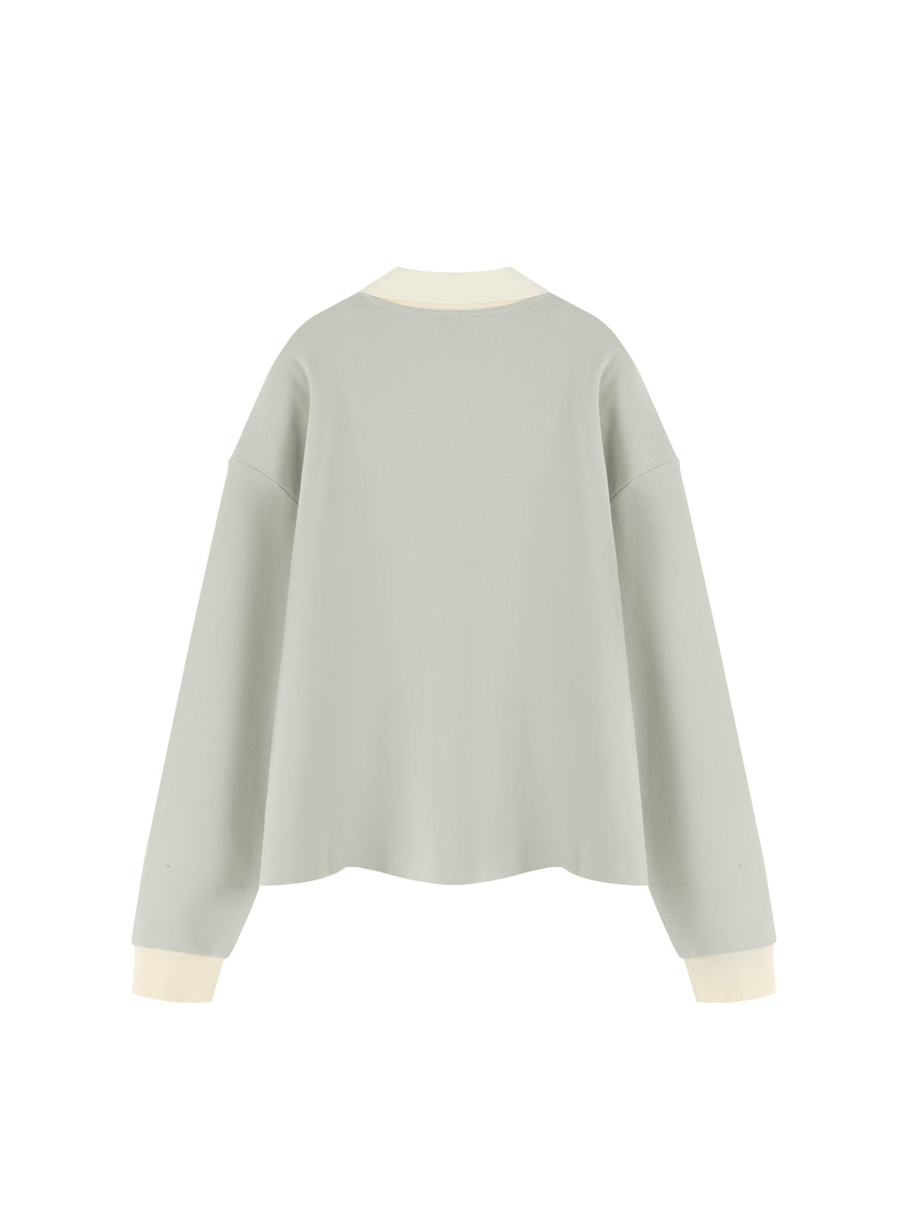 Bluza Color Block Polo Collar – Nowrocky™ — dolny ściągacz i szew boczny