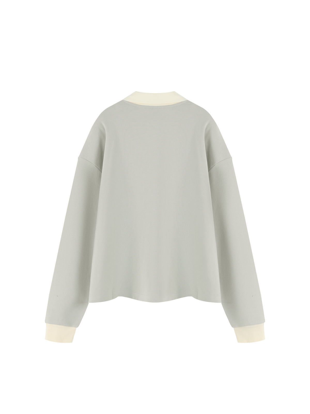 Bluza Color Block Polo Collar – Nowrocky™ — dolny ściągacz i szew boczny