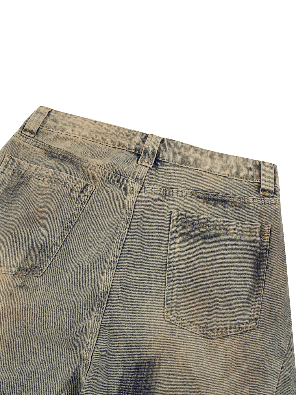 Szorty Jeansowe Vintage Wash – Nowrocky™ — zestawienie kolorów w świetle dziennym