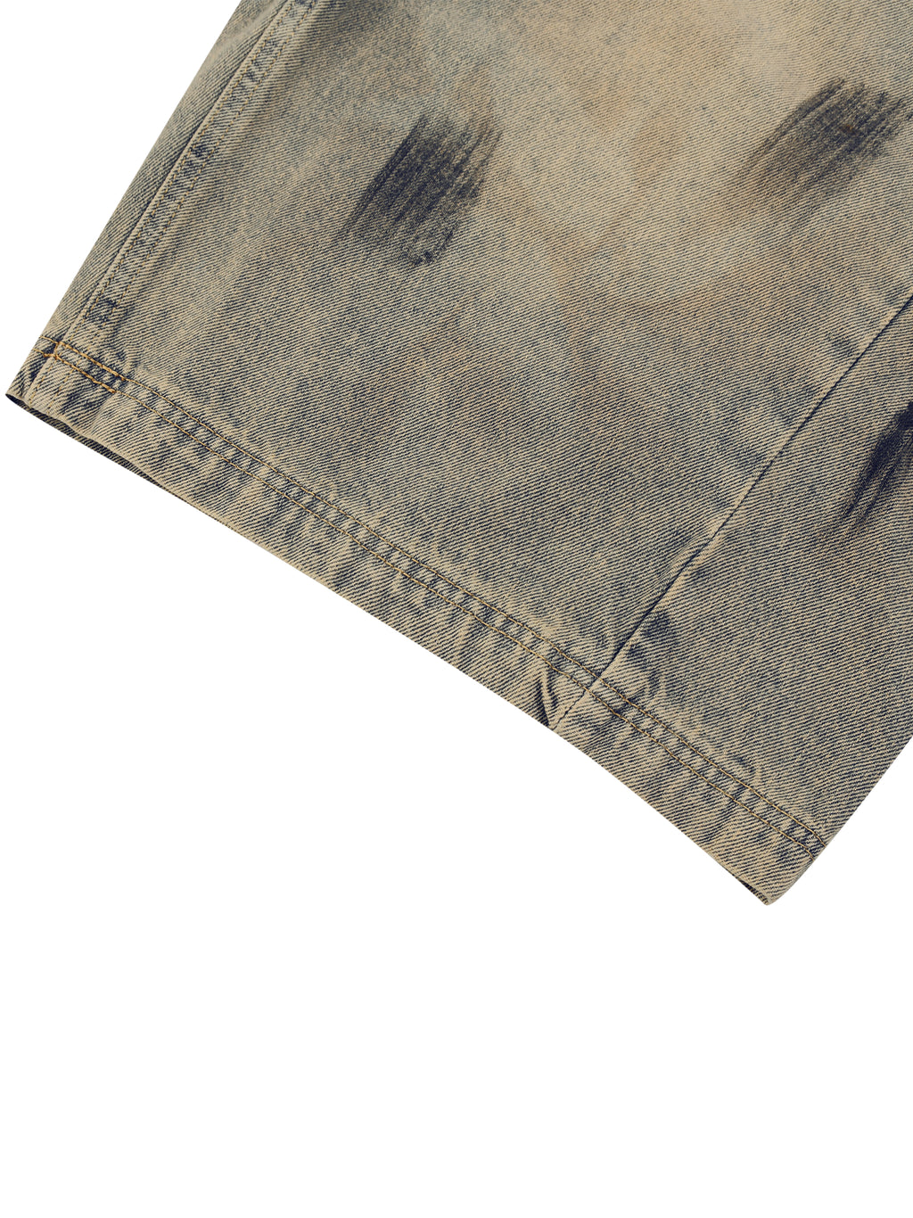 Szorty Jeansowe Vintage Wash – Nowrocky™ — stylizacja uliczna, kadr od pasa w dół