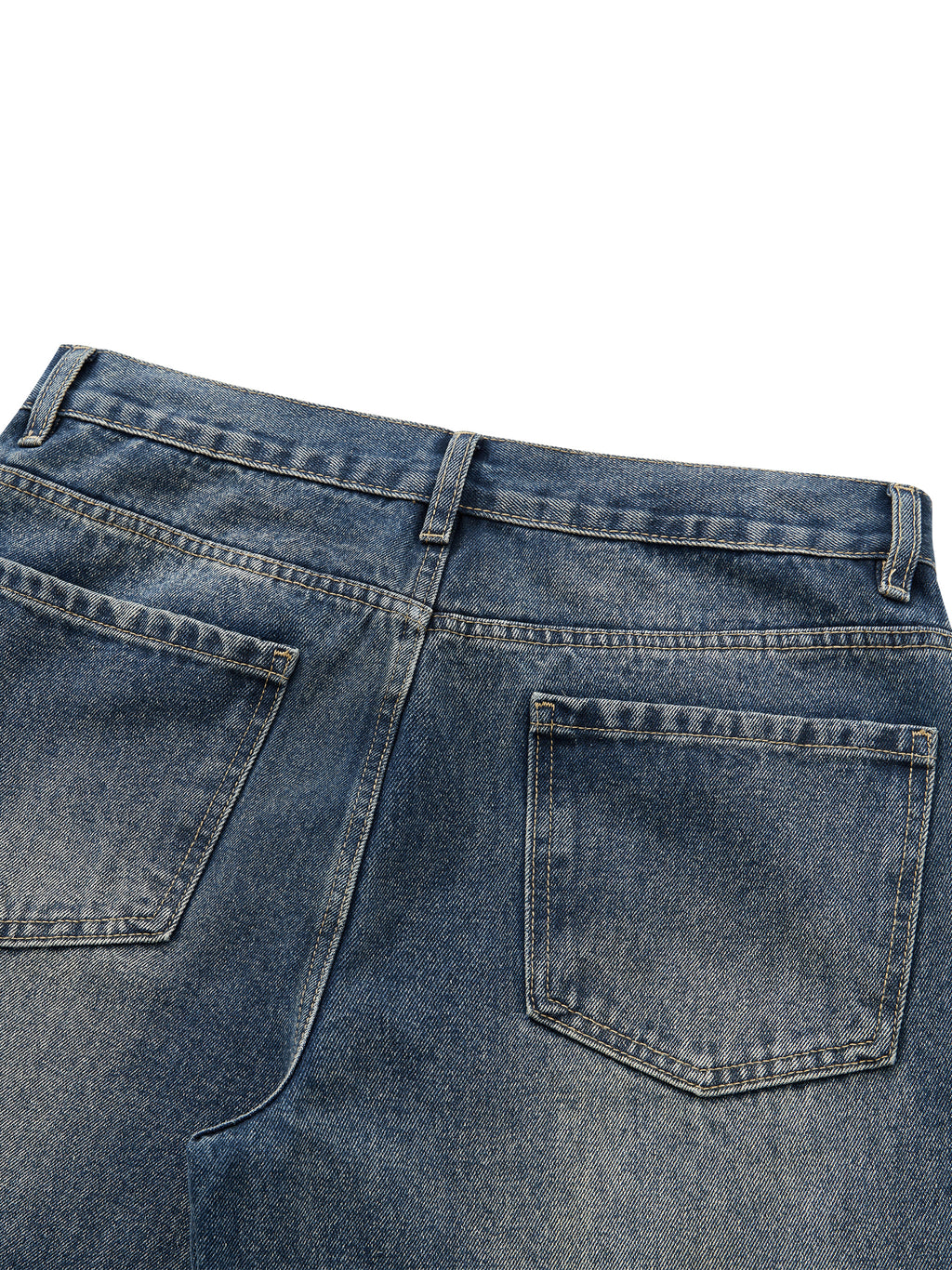 Jeansy Straight Leg Vintage Wash – Nowrocky™ — proporcje kroju straight leg na sylwetce