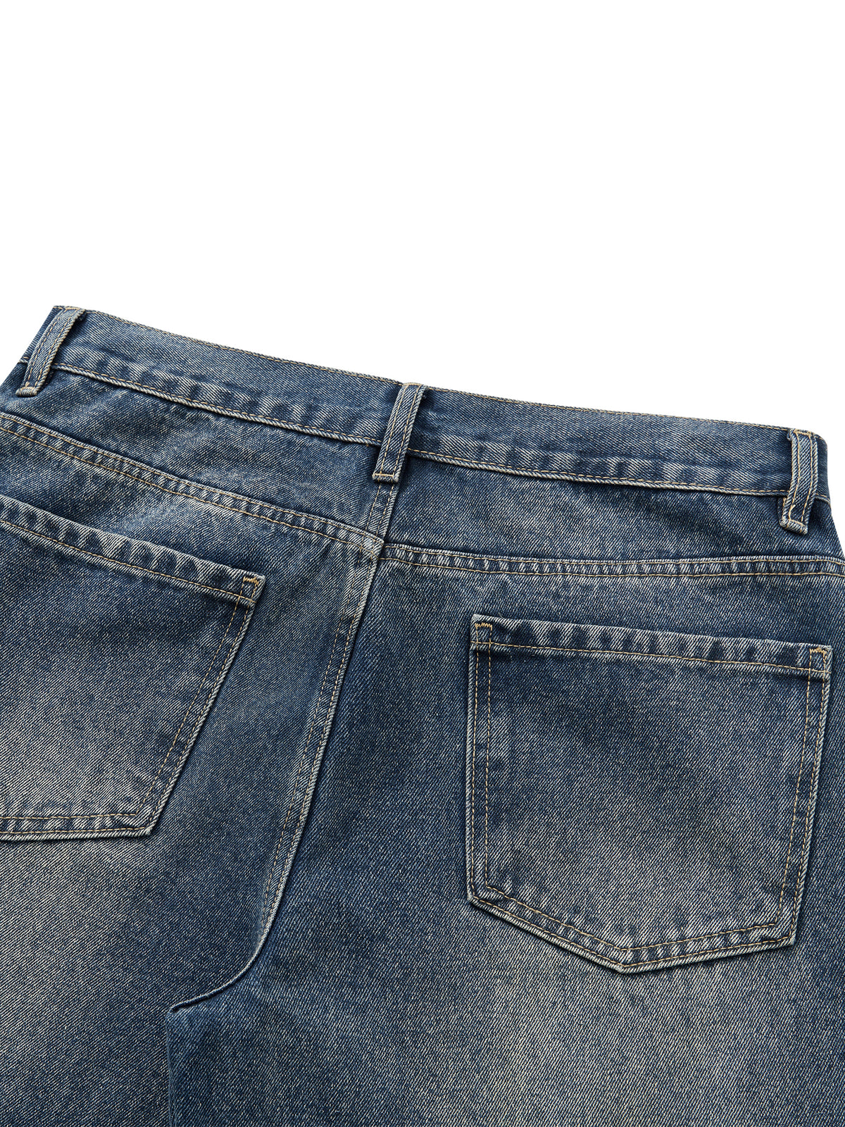 Jeansy Straight Leg Vintage Wash – Nowrocky™ — proporcje kroju straight leg na sylwetce