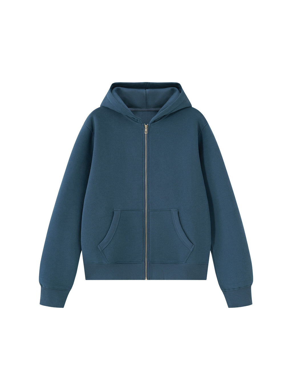 Bluza Fleece Full Zip z Kapturem – Nowrocky™ — mankiet rękawa ze ściągaczem
