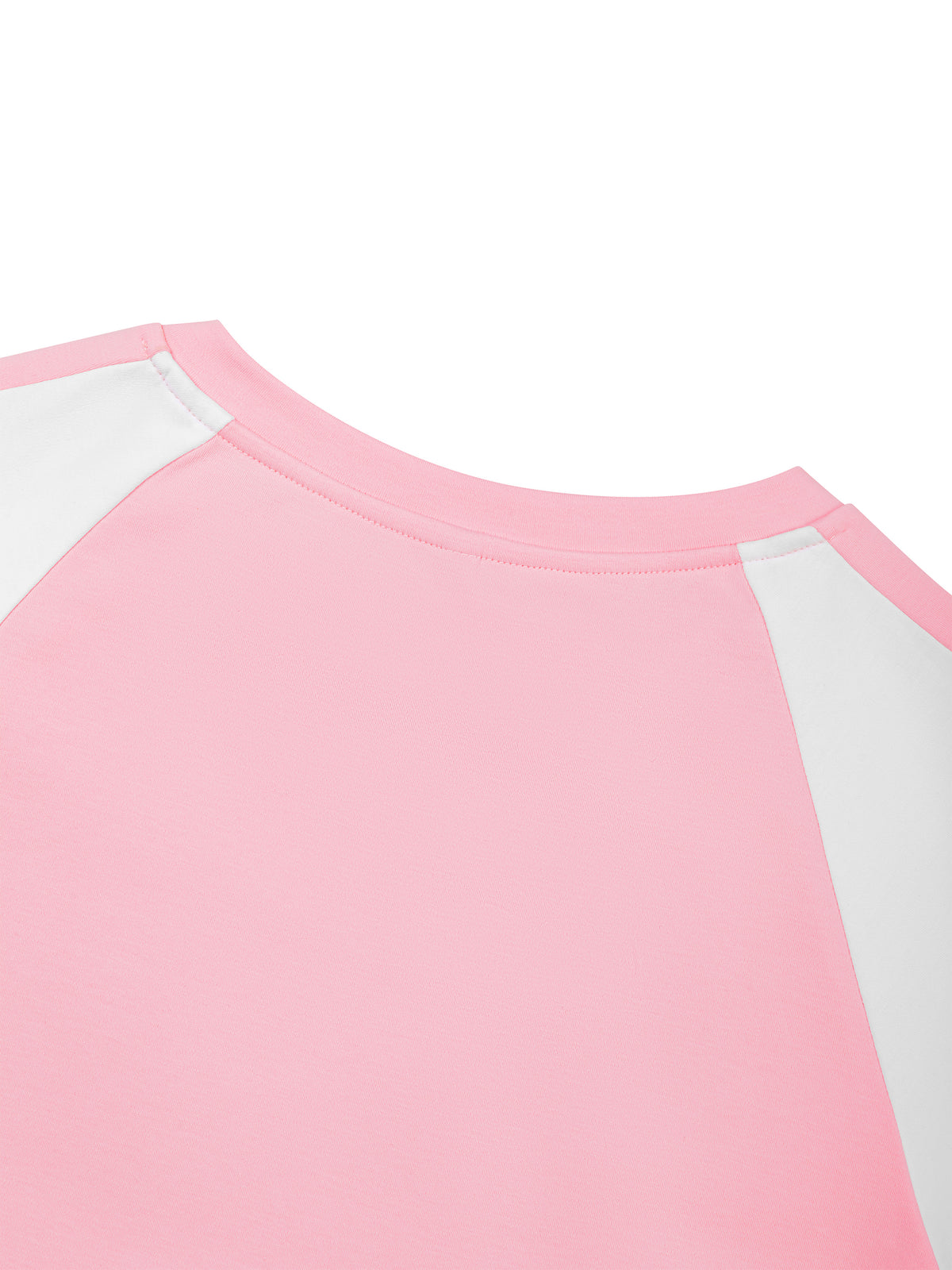 T-shirt Slim Raglan Color Block – Nowrocky™ — kadr do pasa od przodu