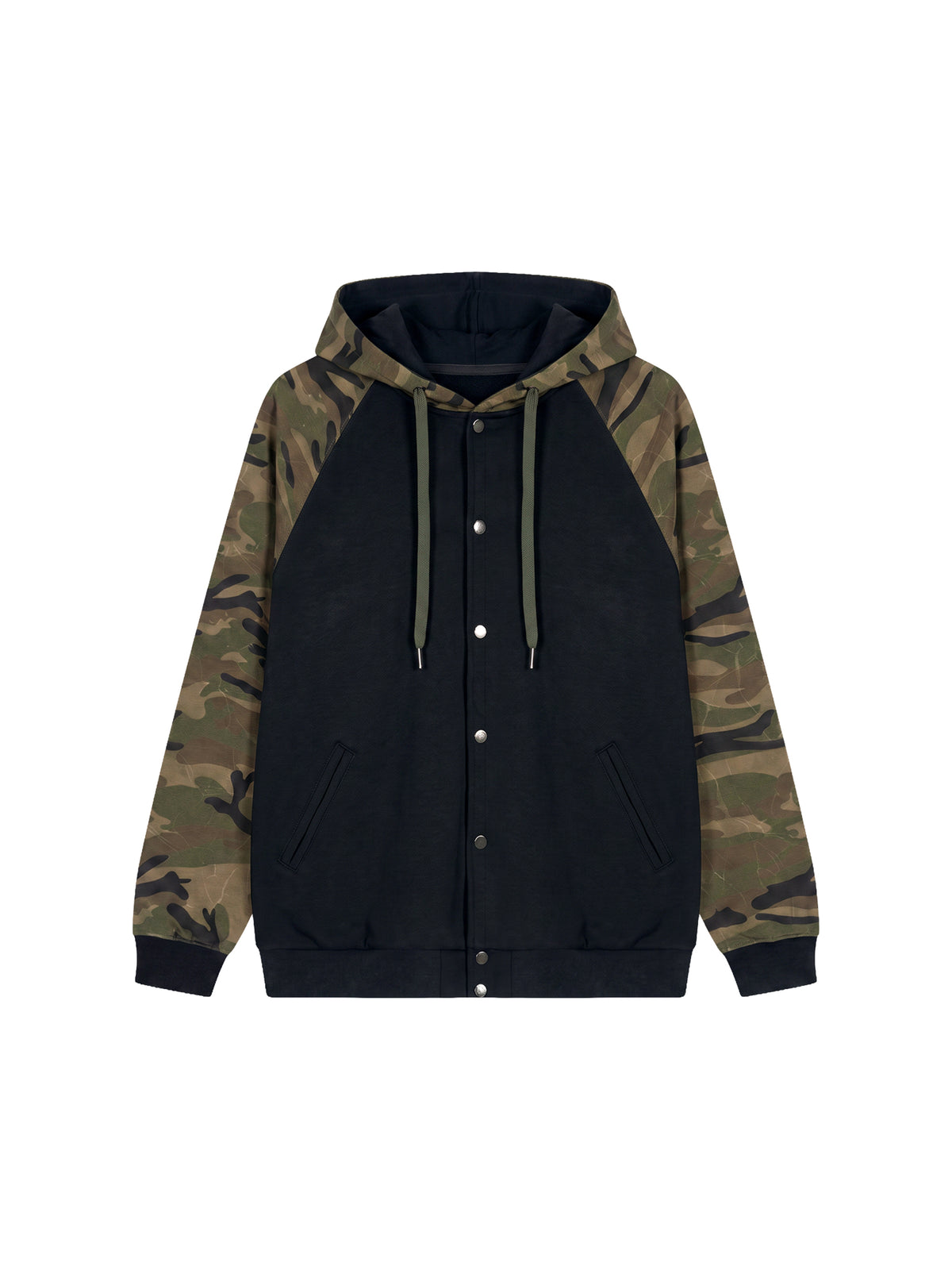 Bluza z Kapturem Camo Raglan Zip – Nowrocky (streetwear)