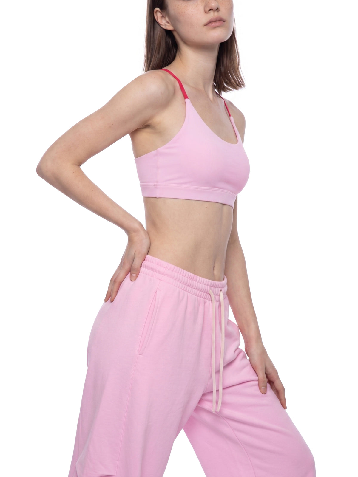 Biustonosz Sportowy Color Block Strappy Back – Nowrocky™ — dopasowanie kroju na sylwetce