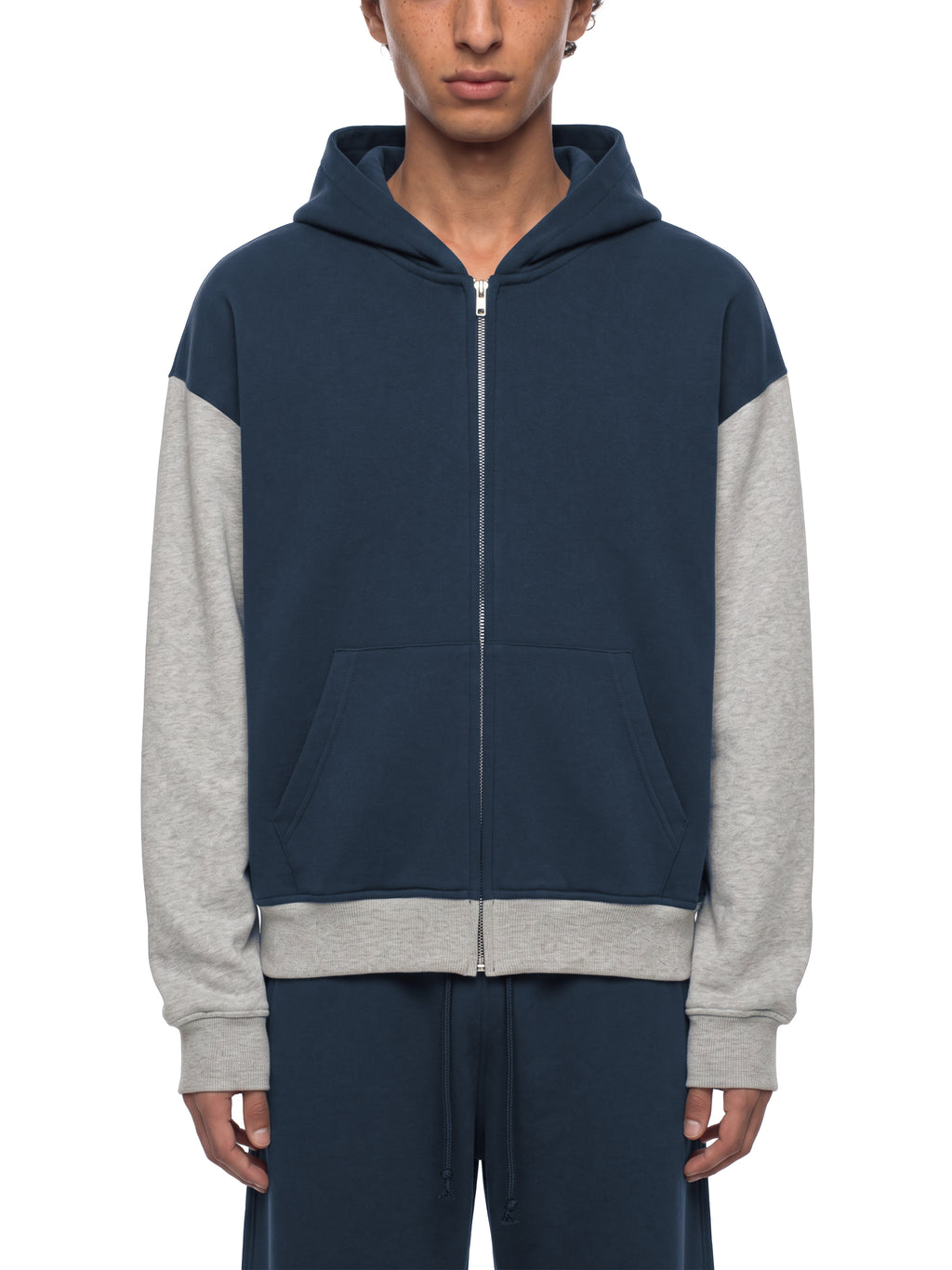 Bluza z Kapturem Color Block Fleece – Nowrocky (streetwear)