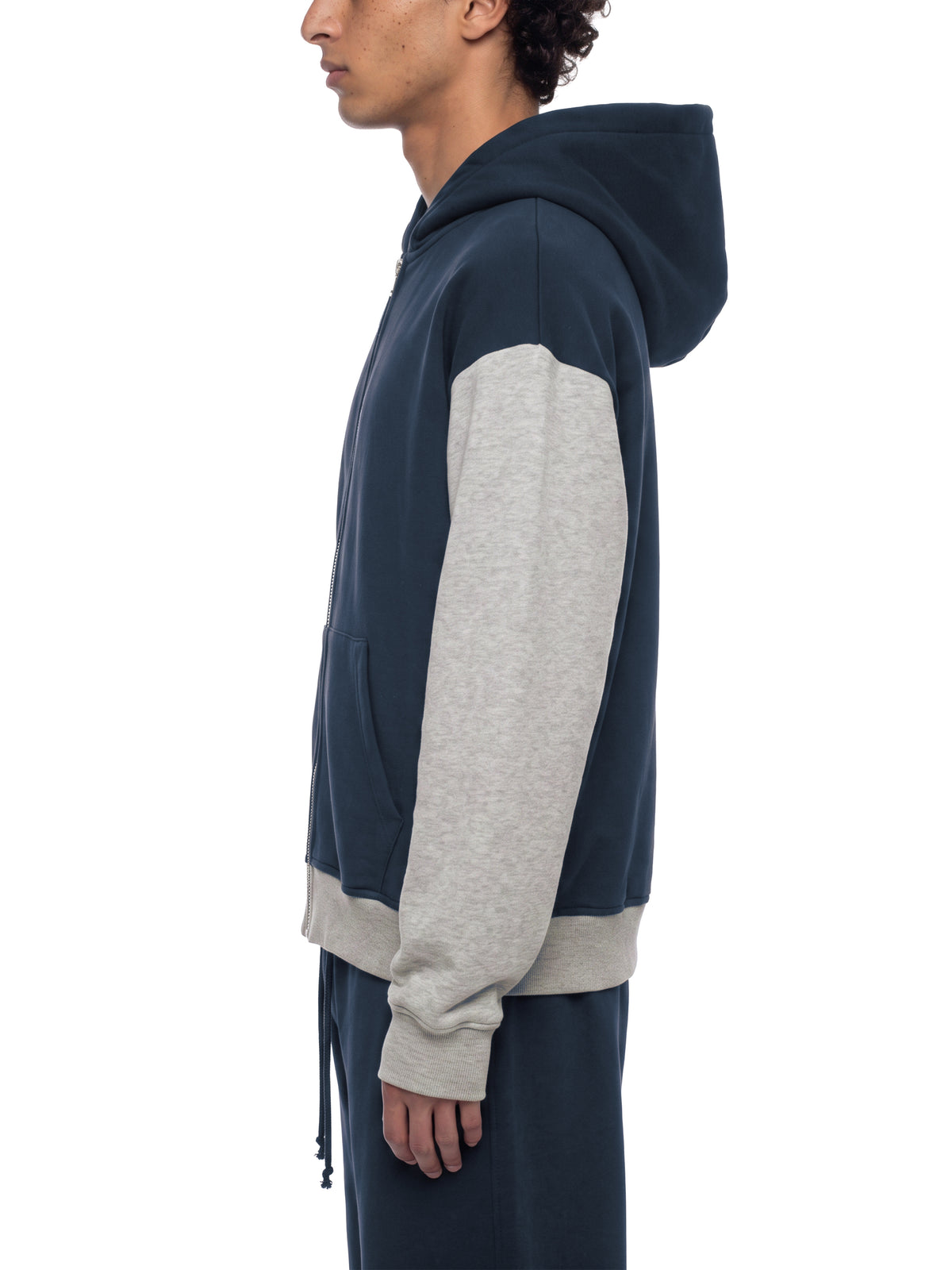 Bluza z Kapturem Color Block Fleece – Nowrocky (streetwear)