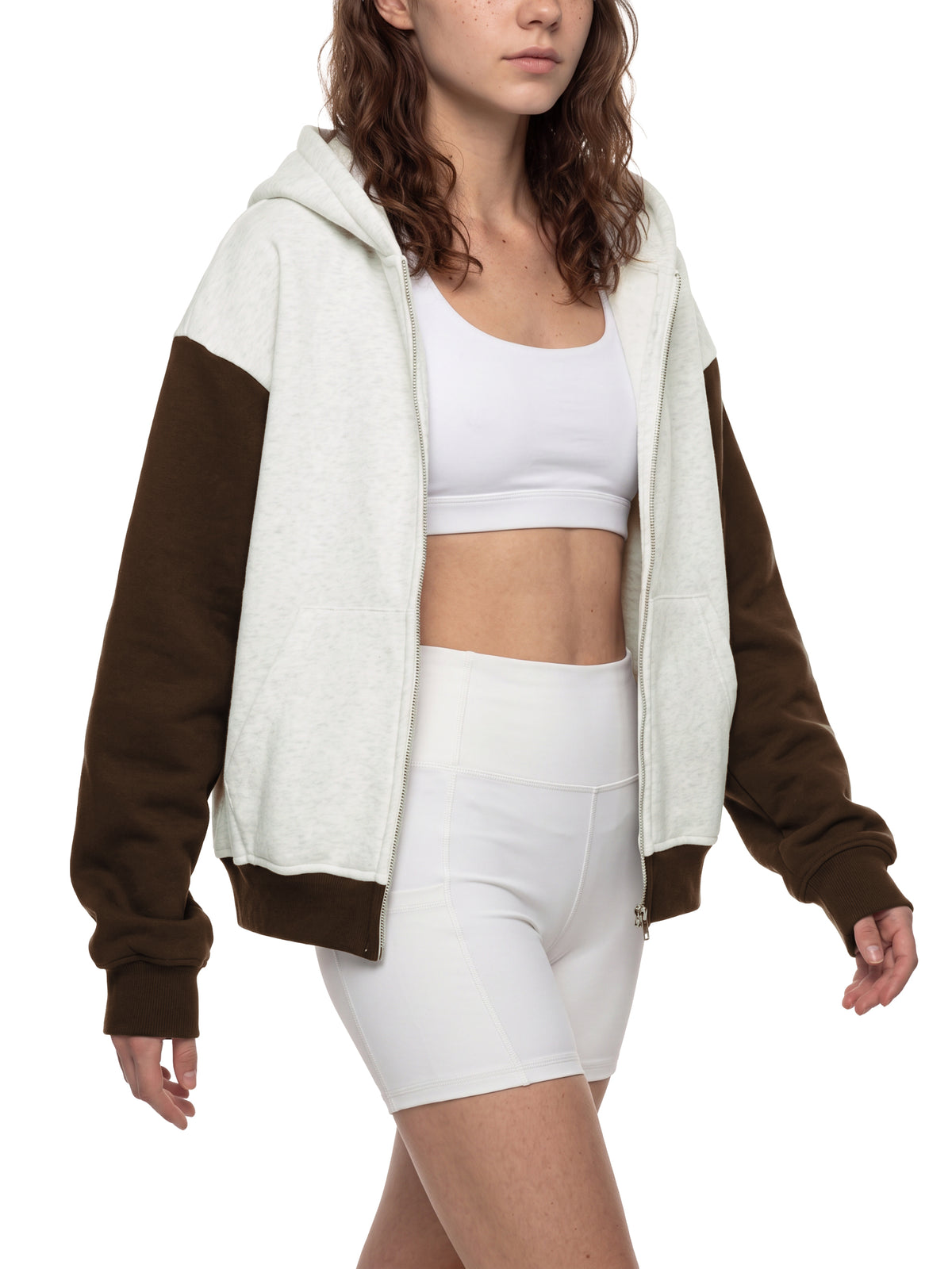 Bluza z Kapturem Color Block Fleece – Nowrocky (streetwear)