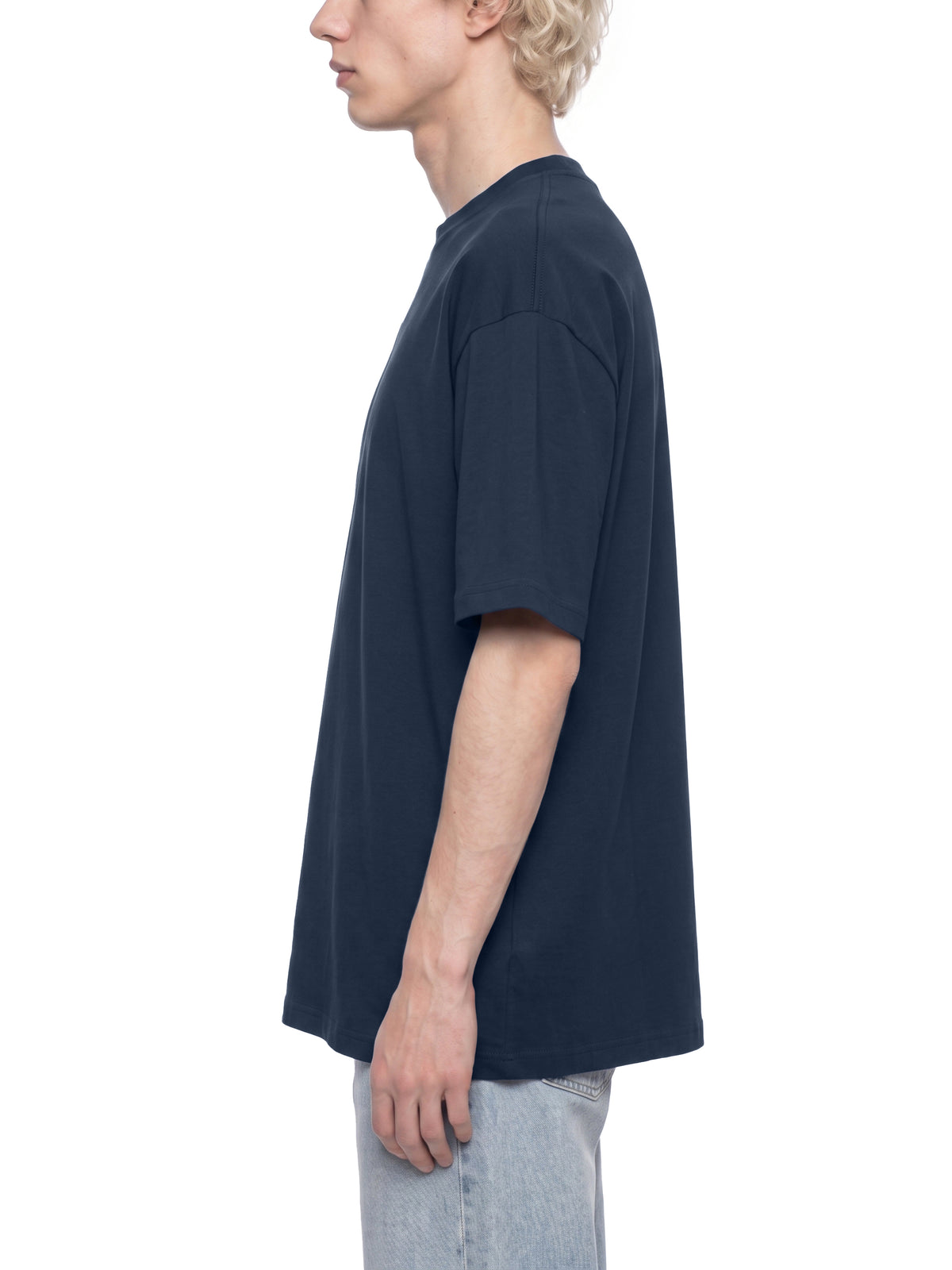 T-shirt Oversized Drop Shoulder – Nowrocky™ — faktura bawełnianej dzianiny