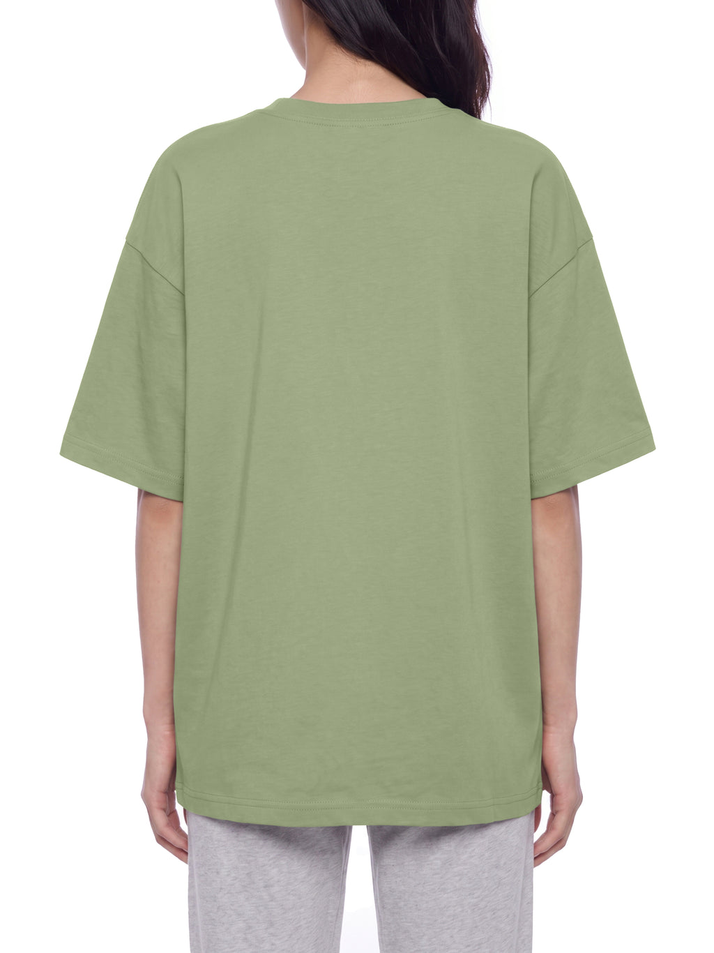 T-shirt Oversized Drop Shoulder – Nowrocky™ — wykończenie dolnej krawędzi