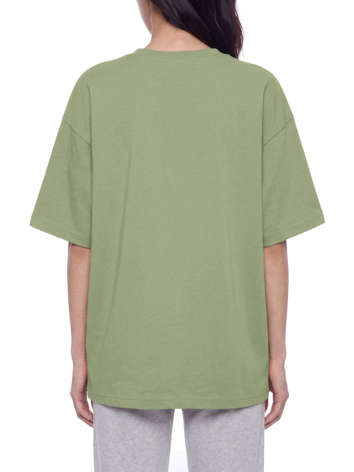 T-shirt Oversized Drop Shoulder – Nowrocky™ — wykończenie dolnej krawędzi