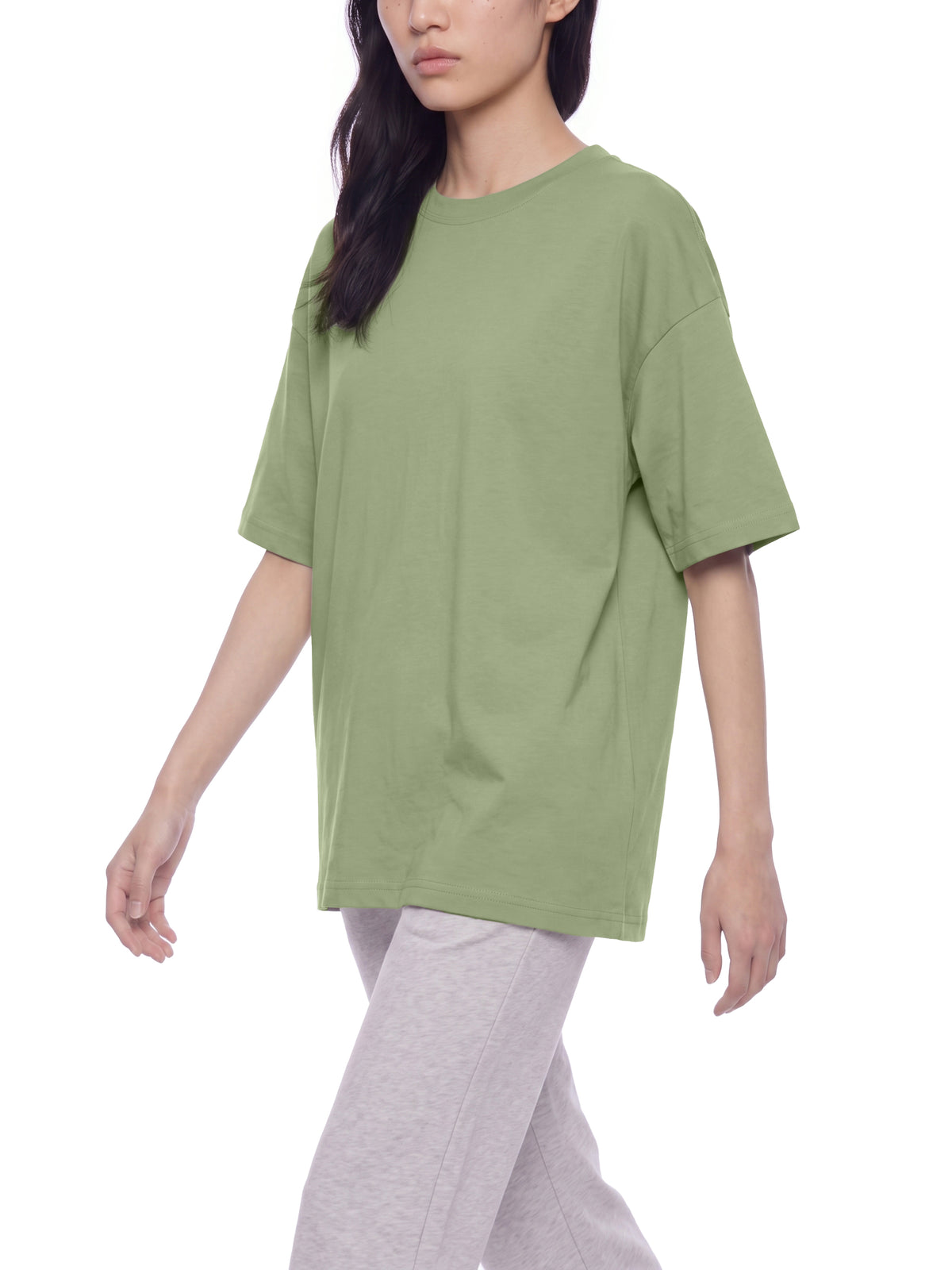 T-shirt Oversized Drop Shoulder – Nowrocky™ — metka wewnętrzna przy karku