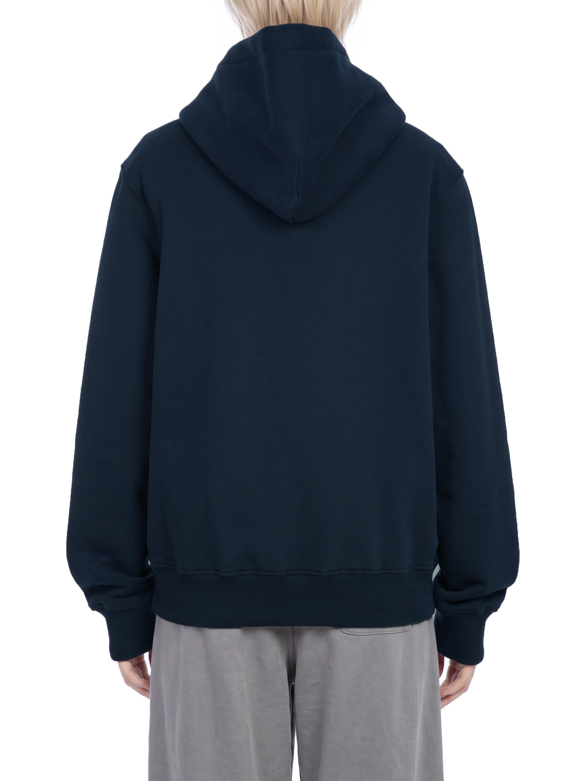 Bluza Fleece Full Zip z Kapturem – Nowrocky™ — suwak i zaczep zamka z bliska