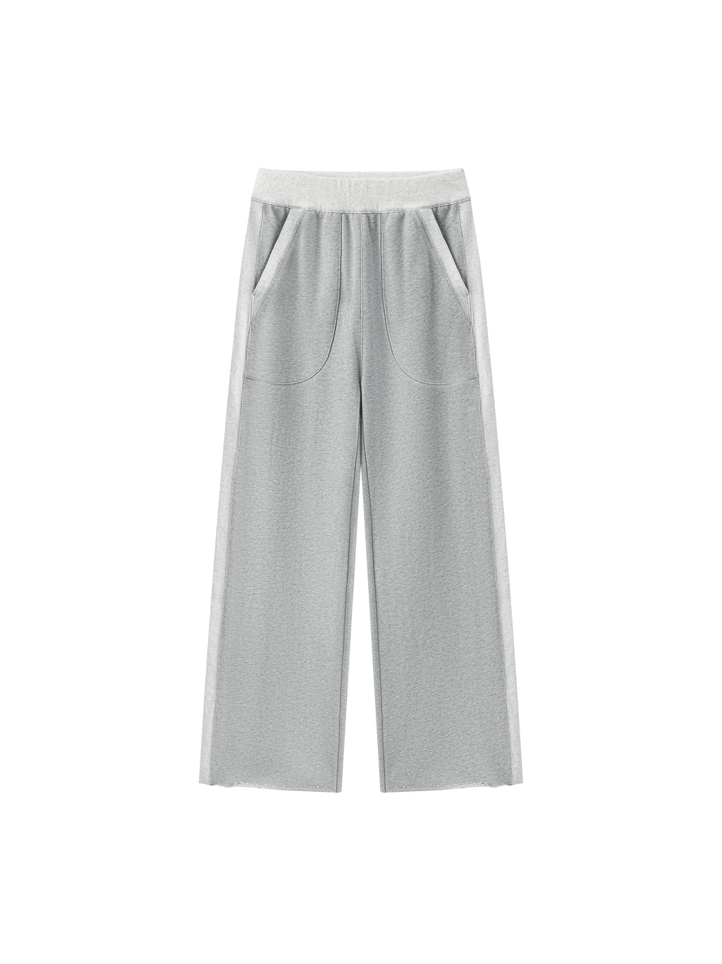 Spodnie Dresowe Color Block Raw Hem – Nowrocky (streetwear)