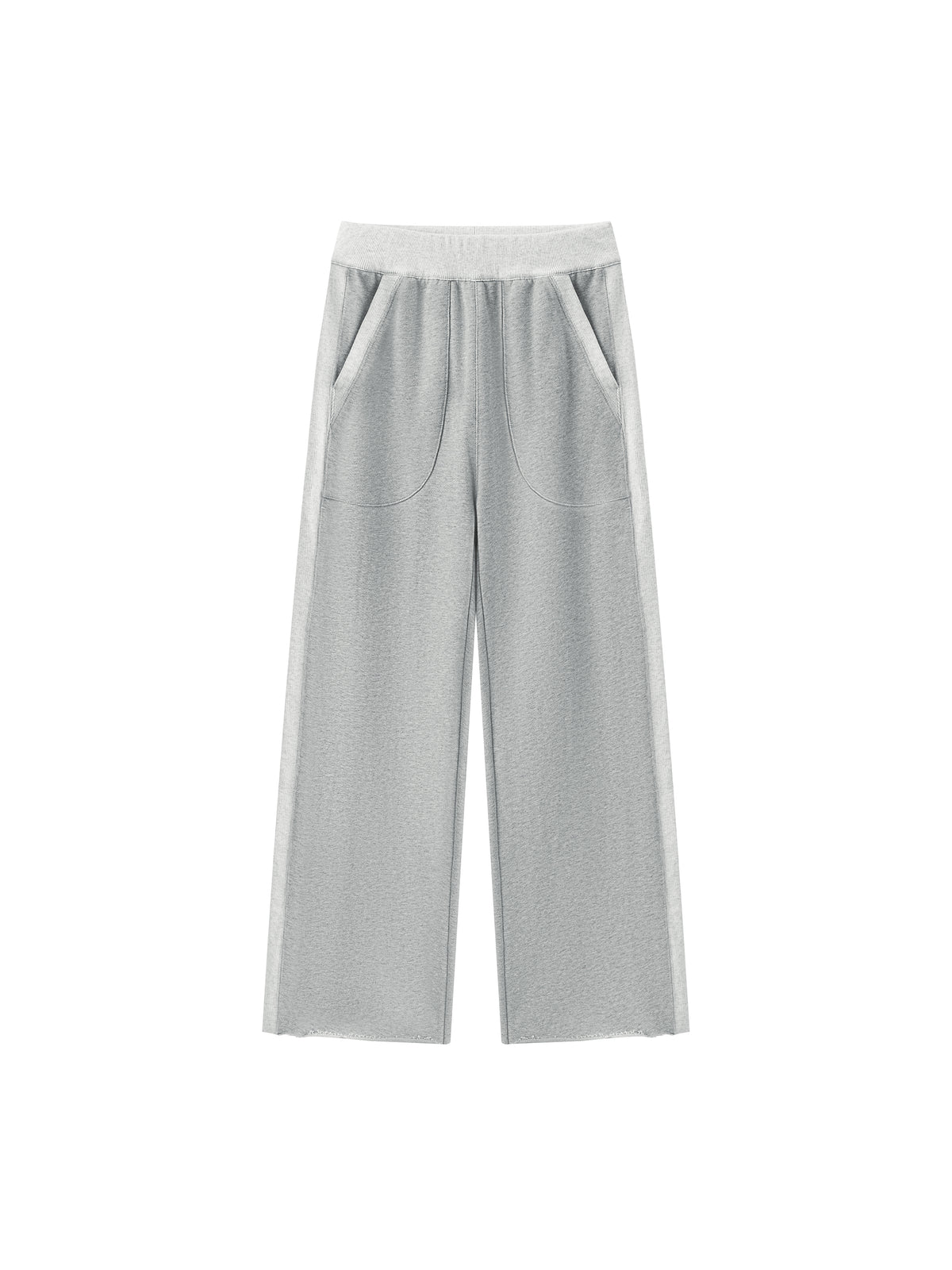 Spodnie Dresowe Color Block Raw Hem – Nowrocky (streetwear)