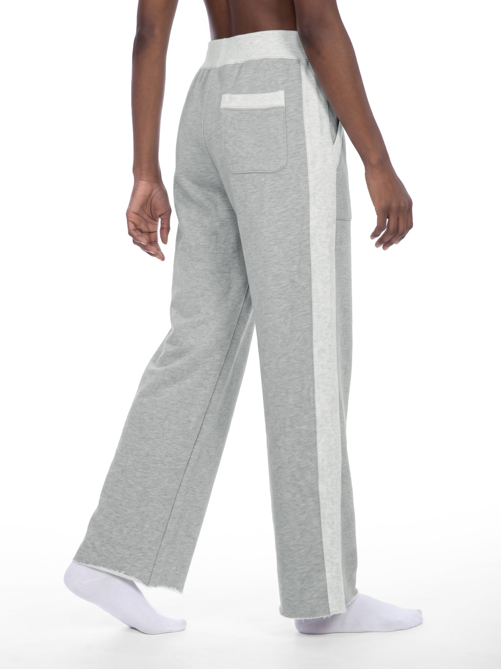 Spodnie Dresowe Color Block Raw Hem – Nowrocky (streetwear)