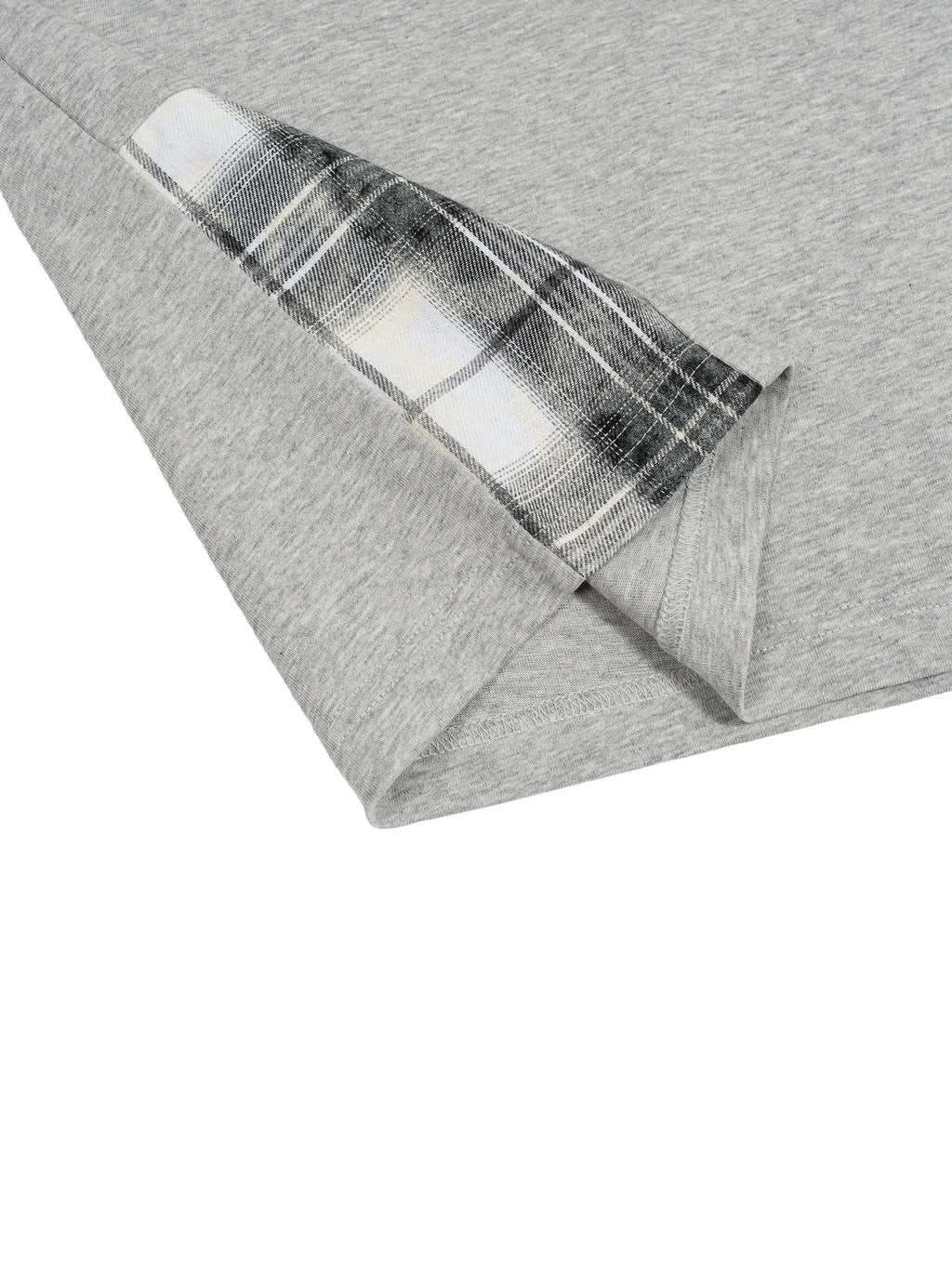 T-shirt Plaid Panel – Nowrocky (streetwear)