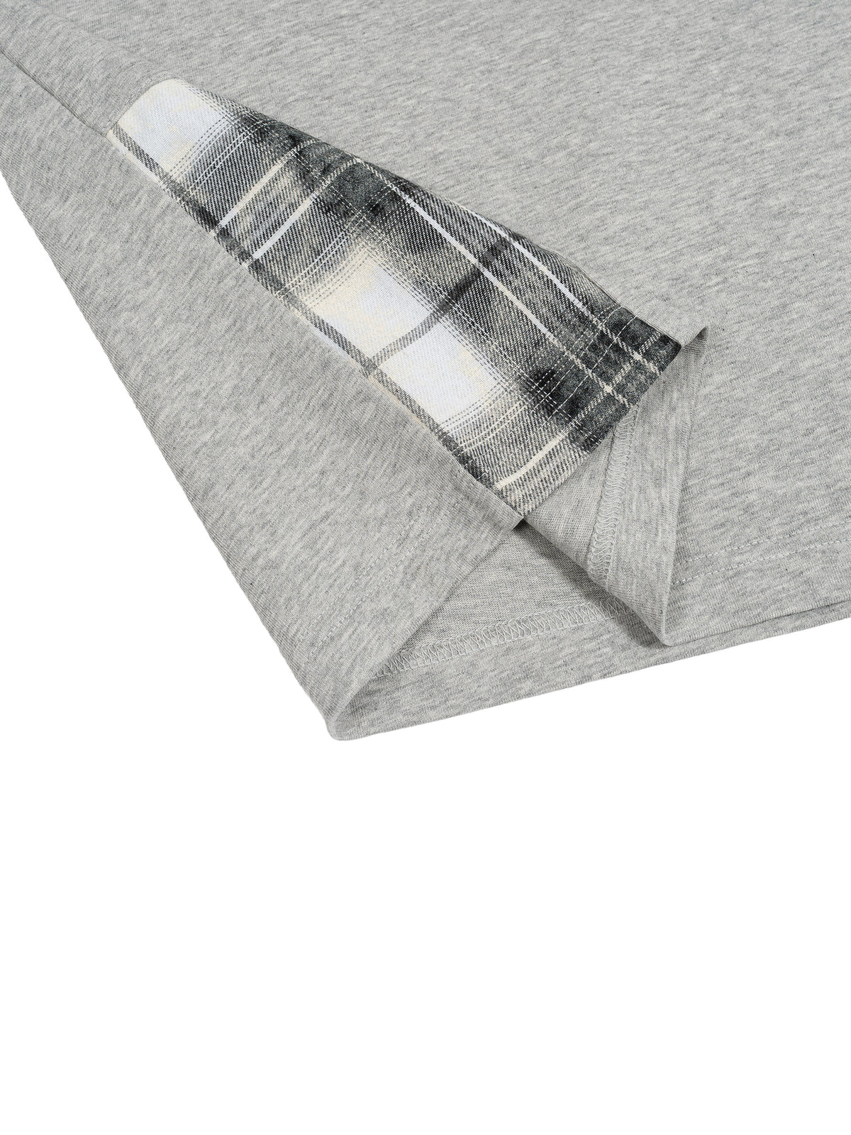 T-shirt Plaid Panel – Nowrocky (streetwear)