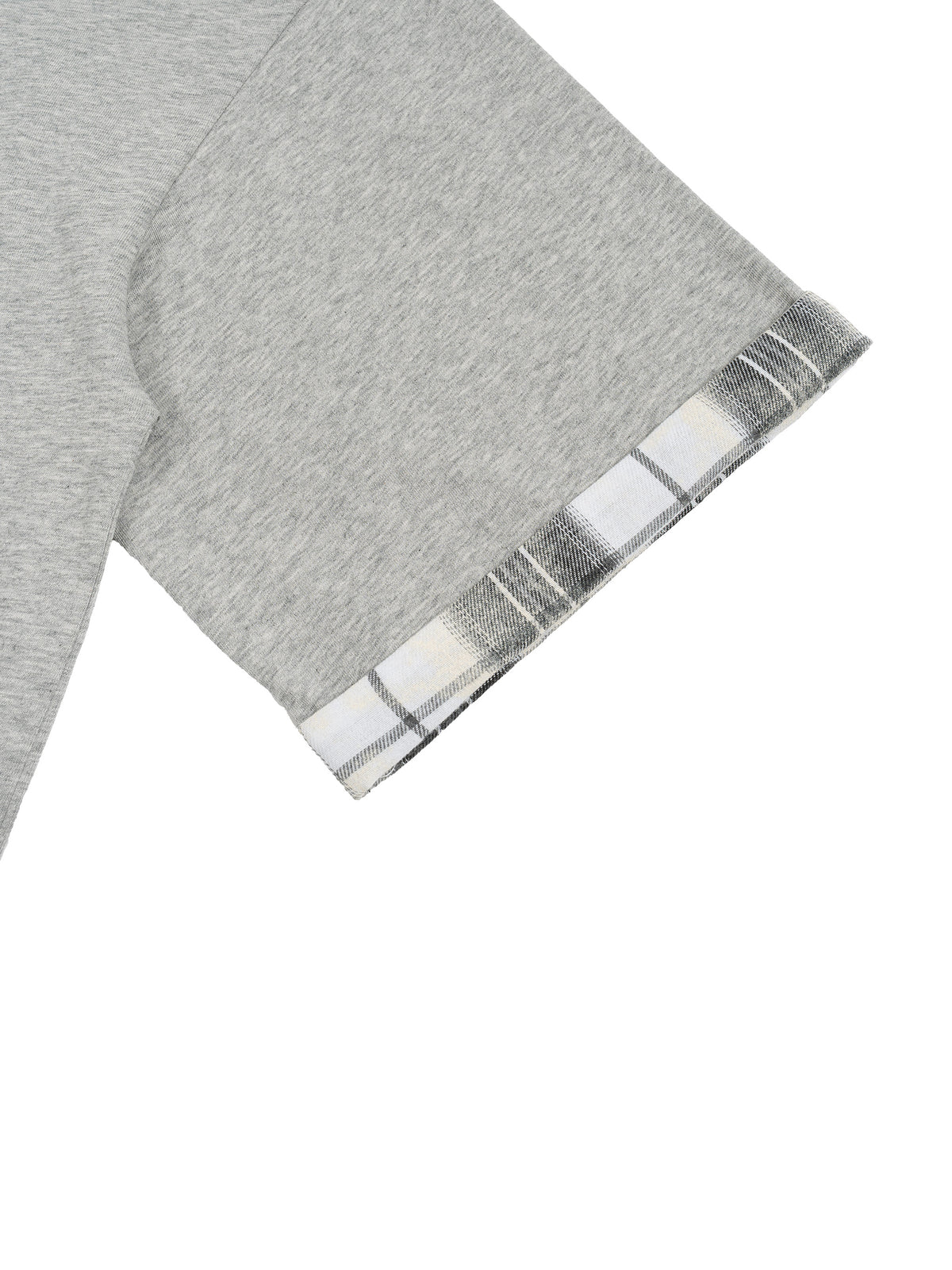 T-shirt Plaid Panel – Nowrocky (streetwear)