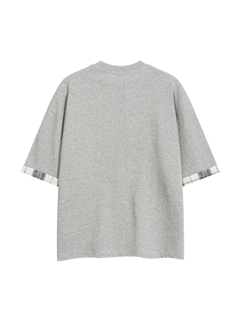 T-shirt Plaid Panel – Nowrocky (streetwear)