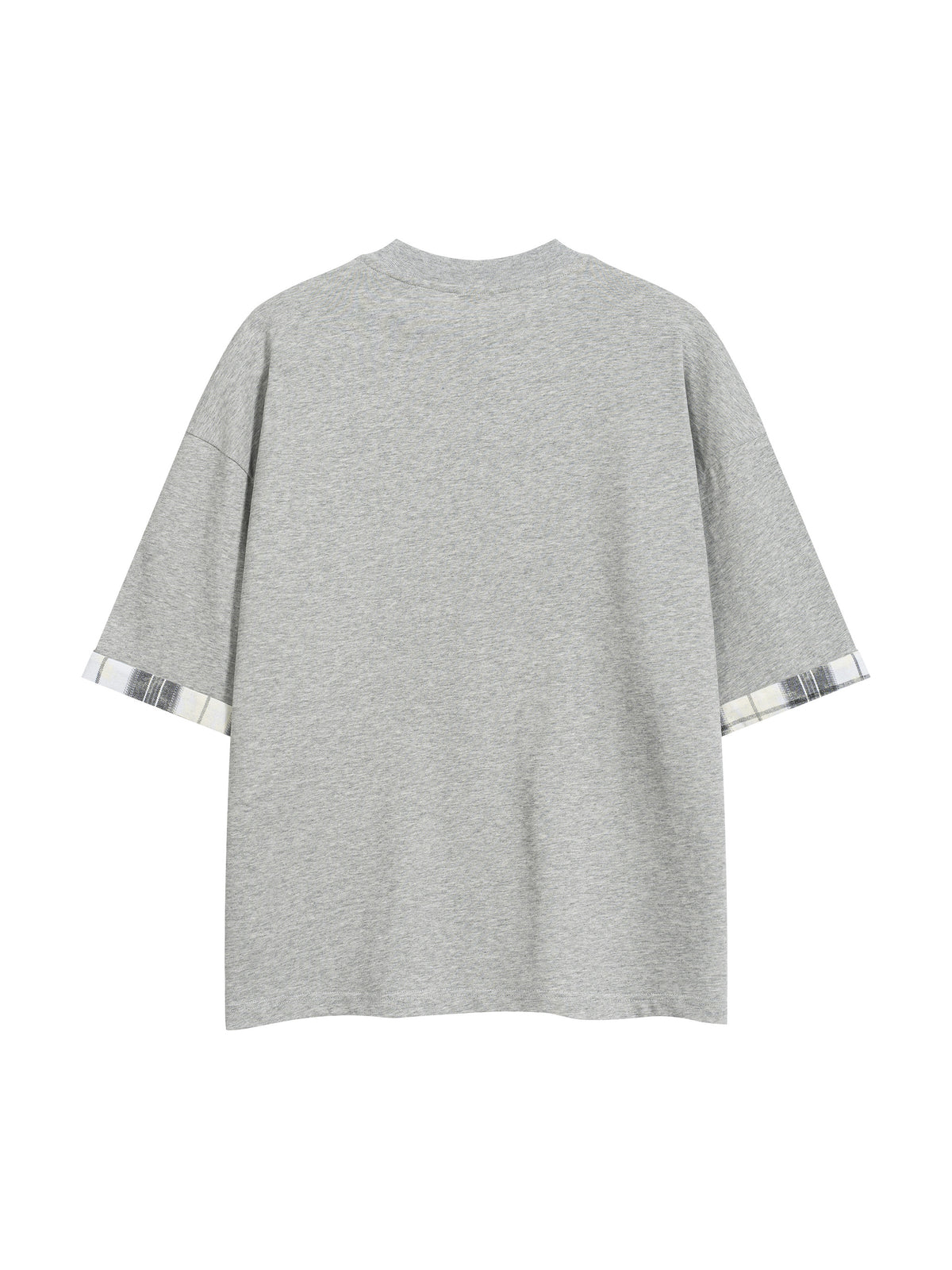 T-shirt Plaid Panel – Nowrocky (streetwear)