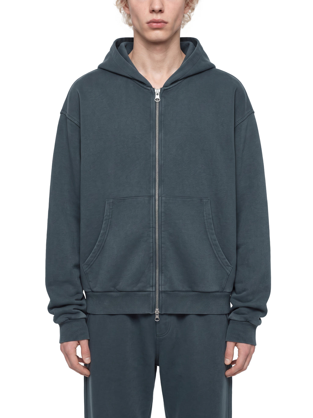 Bluza Rozpinana Boxy Mineral Wash – Nowrocky (streetwear)