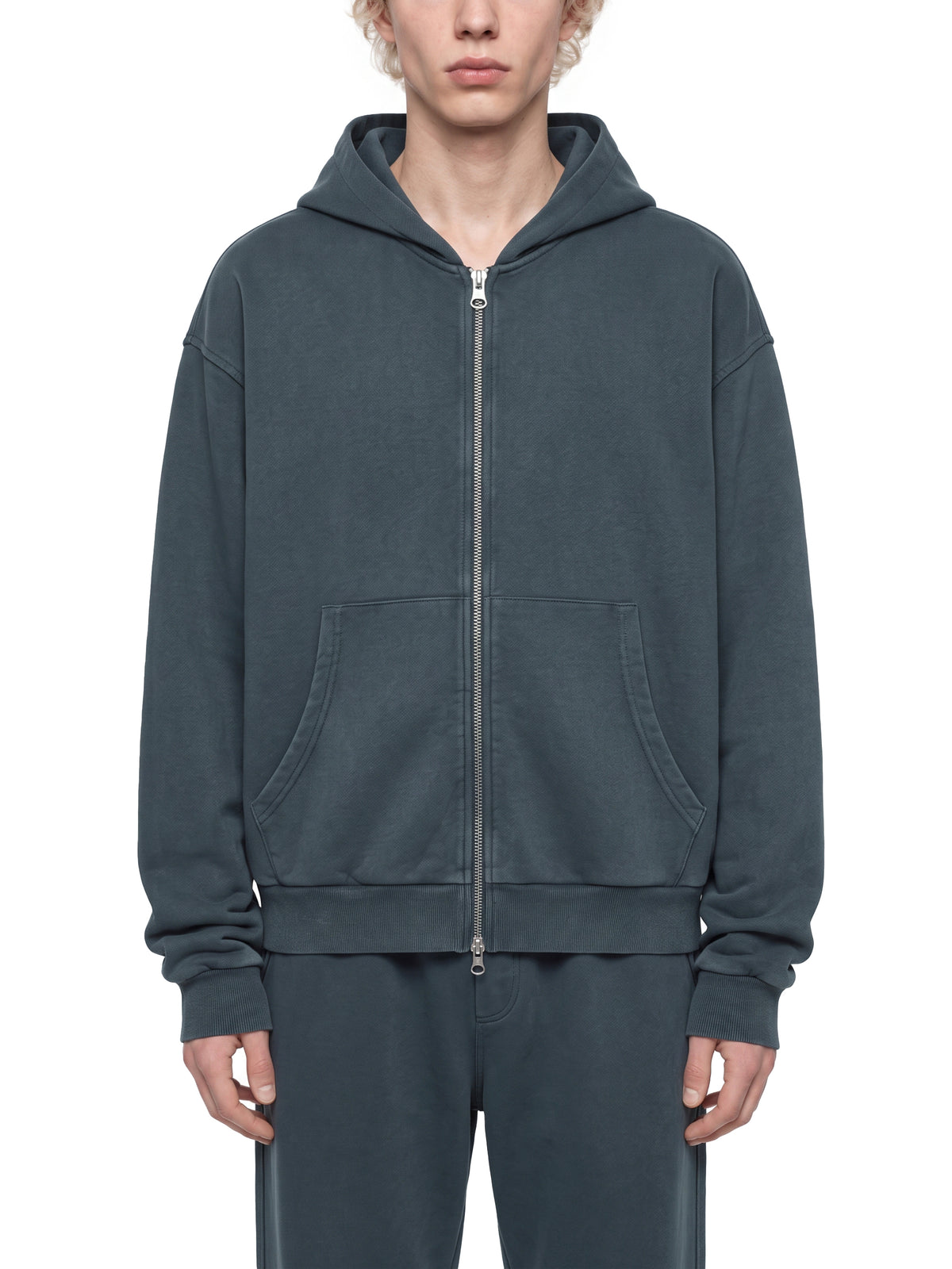 Bluza Rozpinana Boxy Mineral Wash – Nowrocky (streetwear)