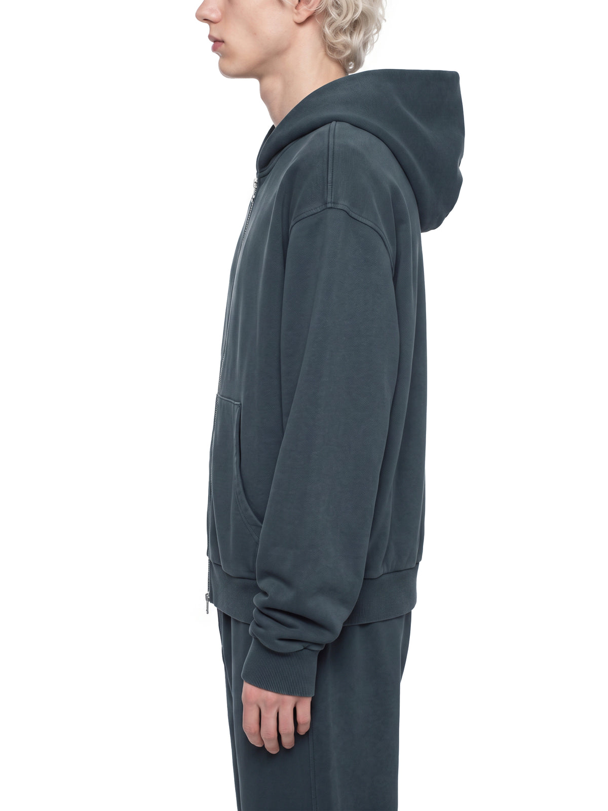 Bluza Rozpinana Boxy Mineral Wash – Nowrocky (streetwear)