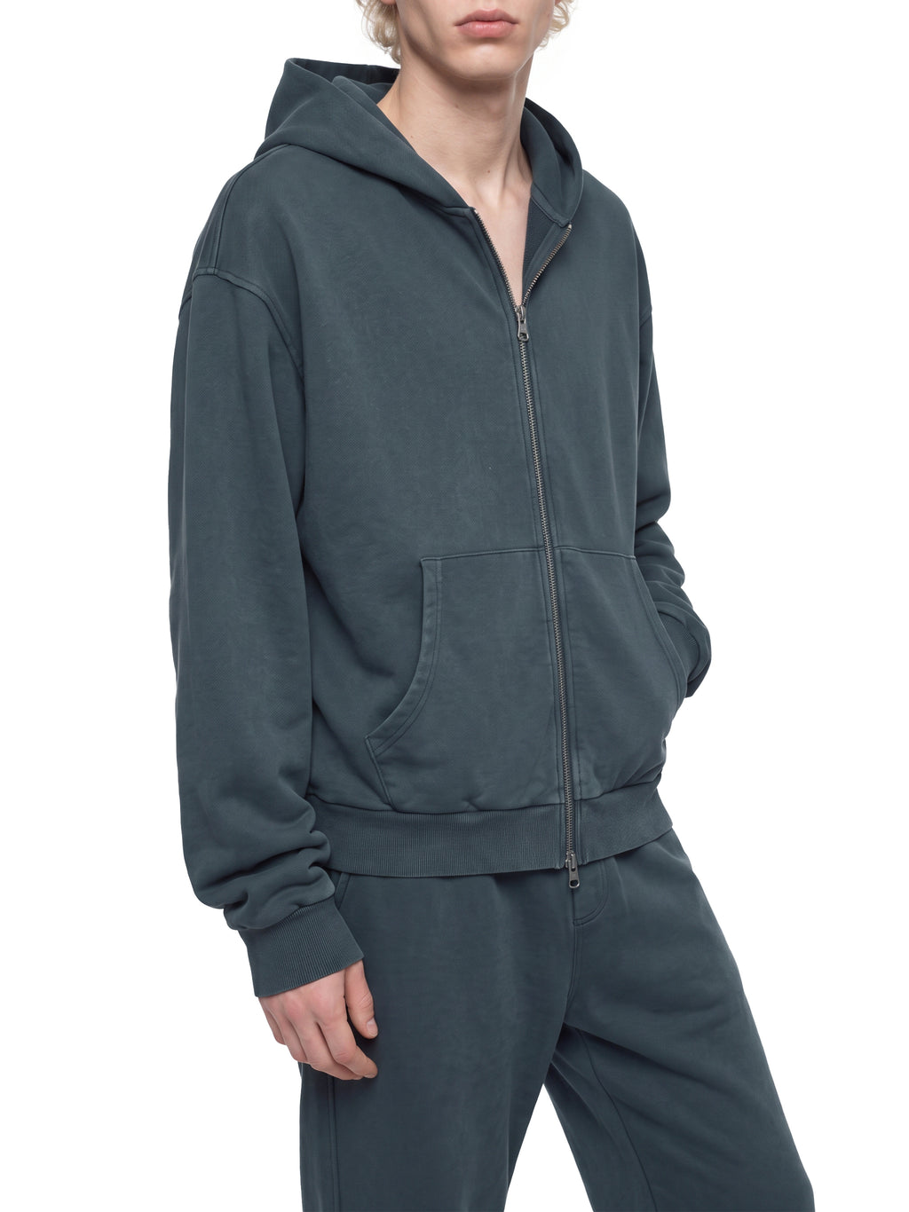 Bluza Rozpinana Boxy Mineral Wash – Nowrocky (streetwear)